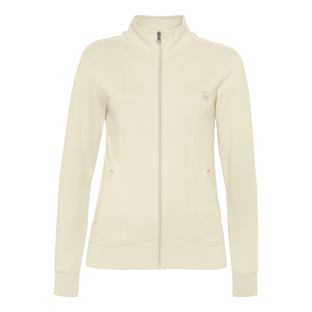 LASCANA ACTIVE Sweatjacke, mit kontrastierendem Einsatz