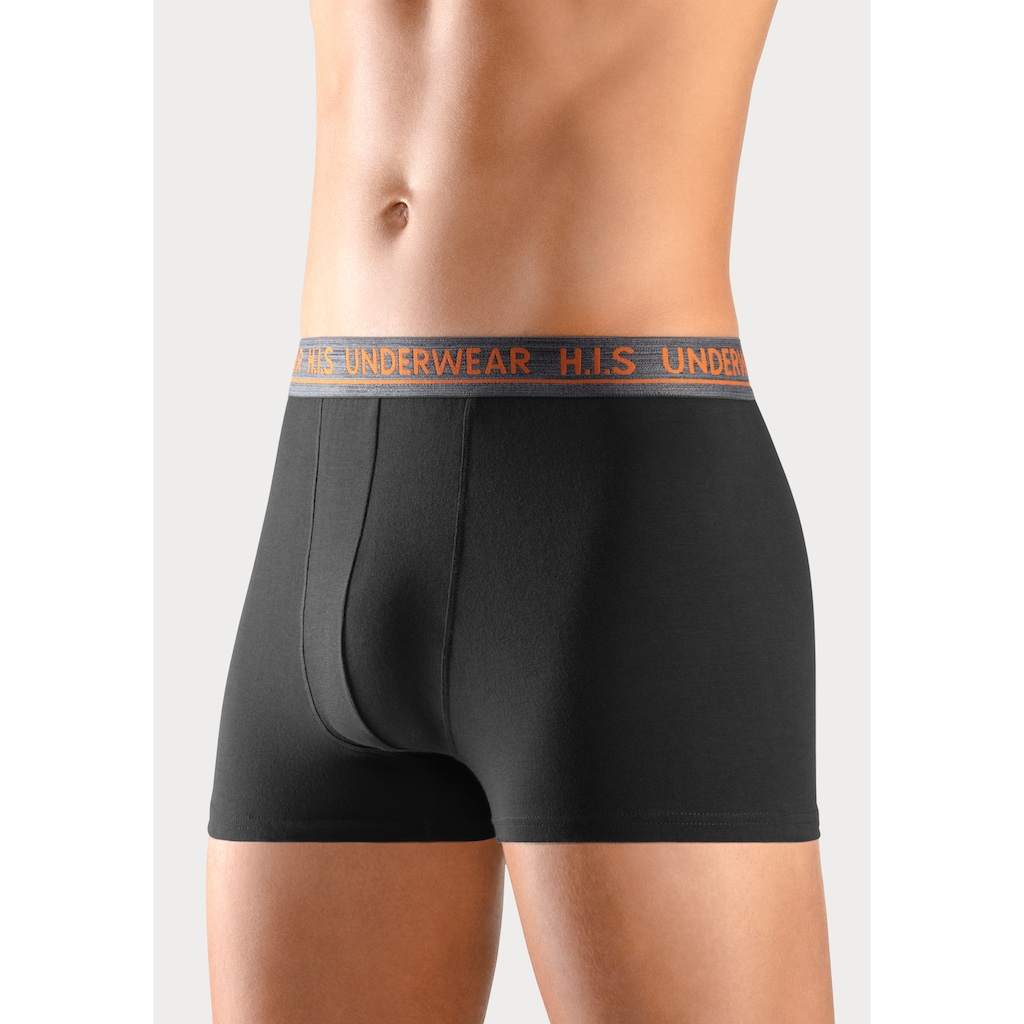 H.I.S Boxer »Boxershorts für Herren«, (Packung, 4 St.), mit bequemem Stretchbündchen