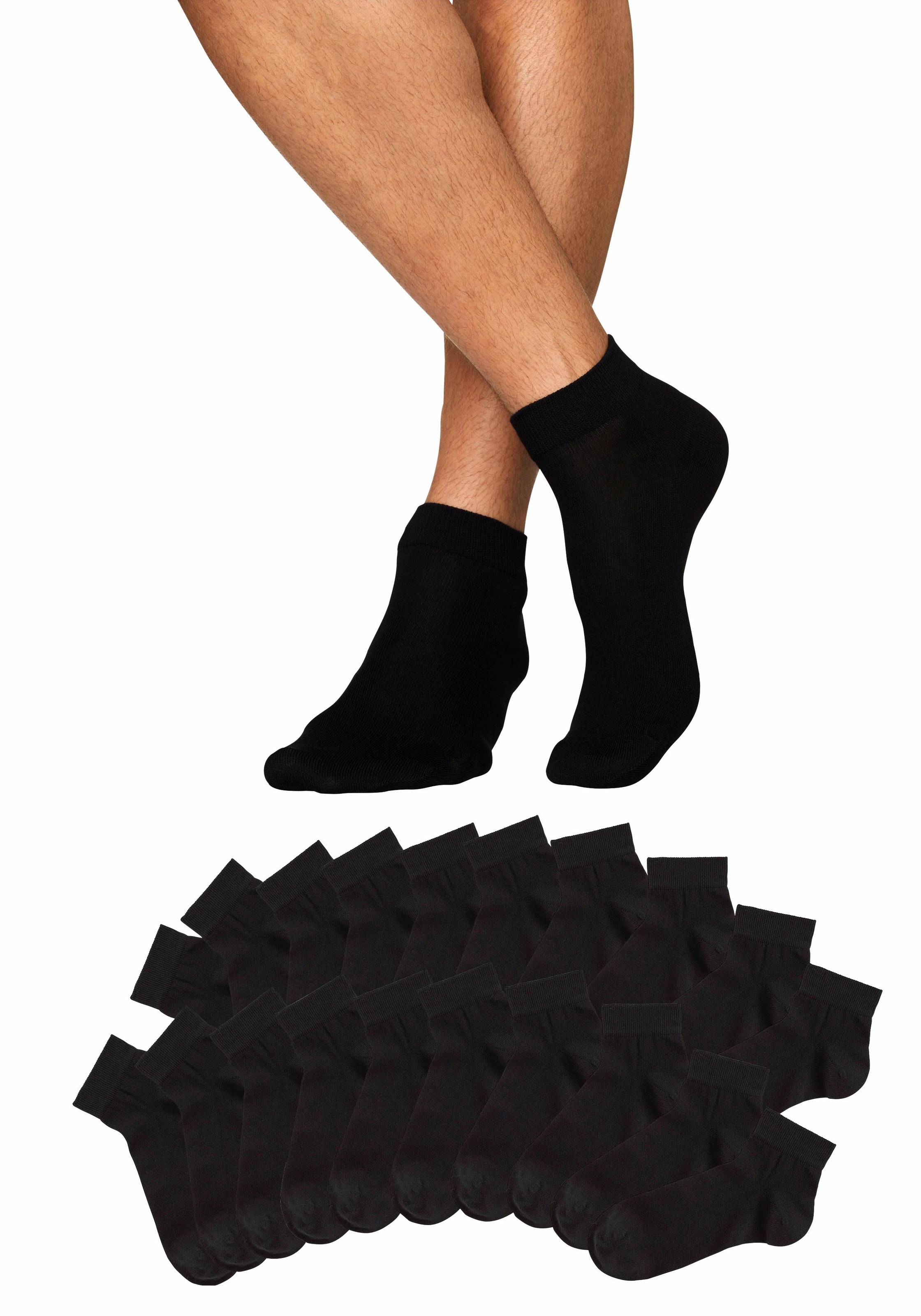 H.I.S Kurzsocken Box, 20 Stk. tlg. in praktischer Geschenkbox