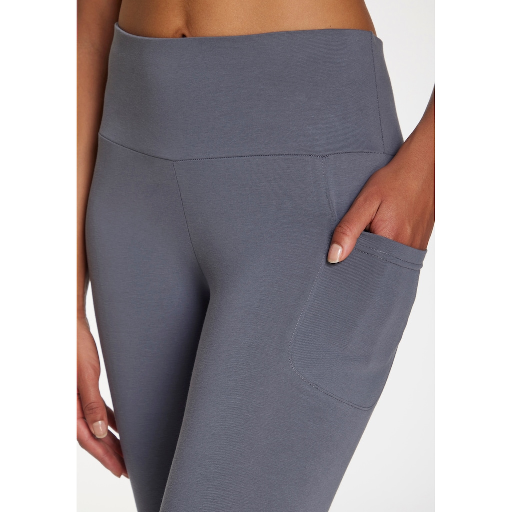 LASCANA ACTIVE 3/4-Leggings, mit Handytasche, Loungewear