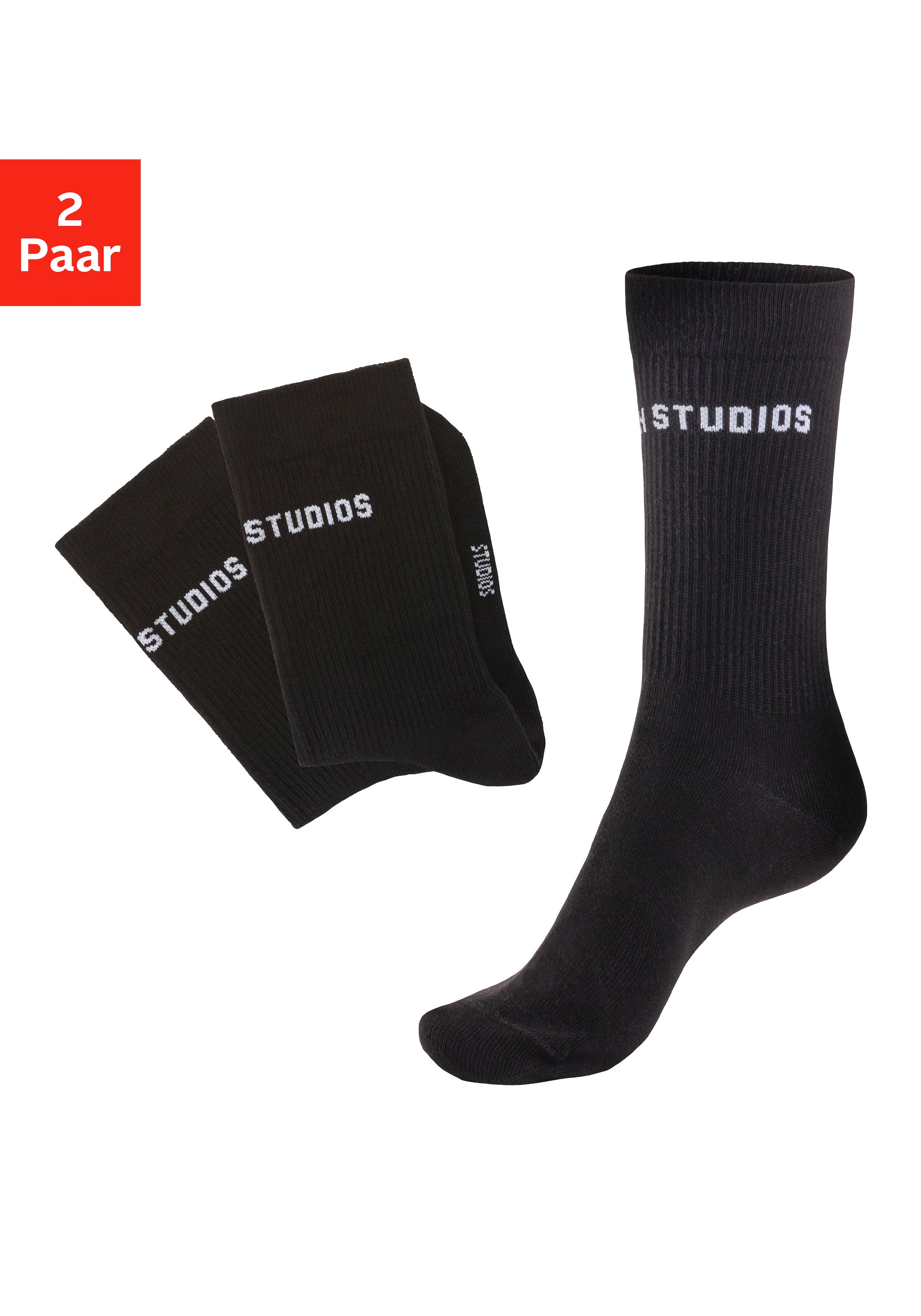 Copenhagen Studios Tennissocken Packung, 2 Stk. tlg. ohne Frottee