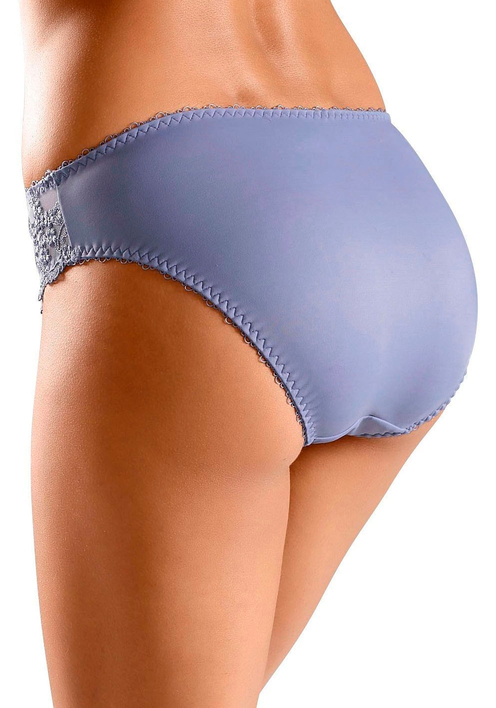 LASCANA Slip, Dessous mit schöner Blümchen-Stickereispitze