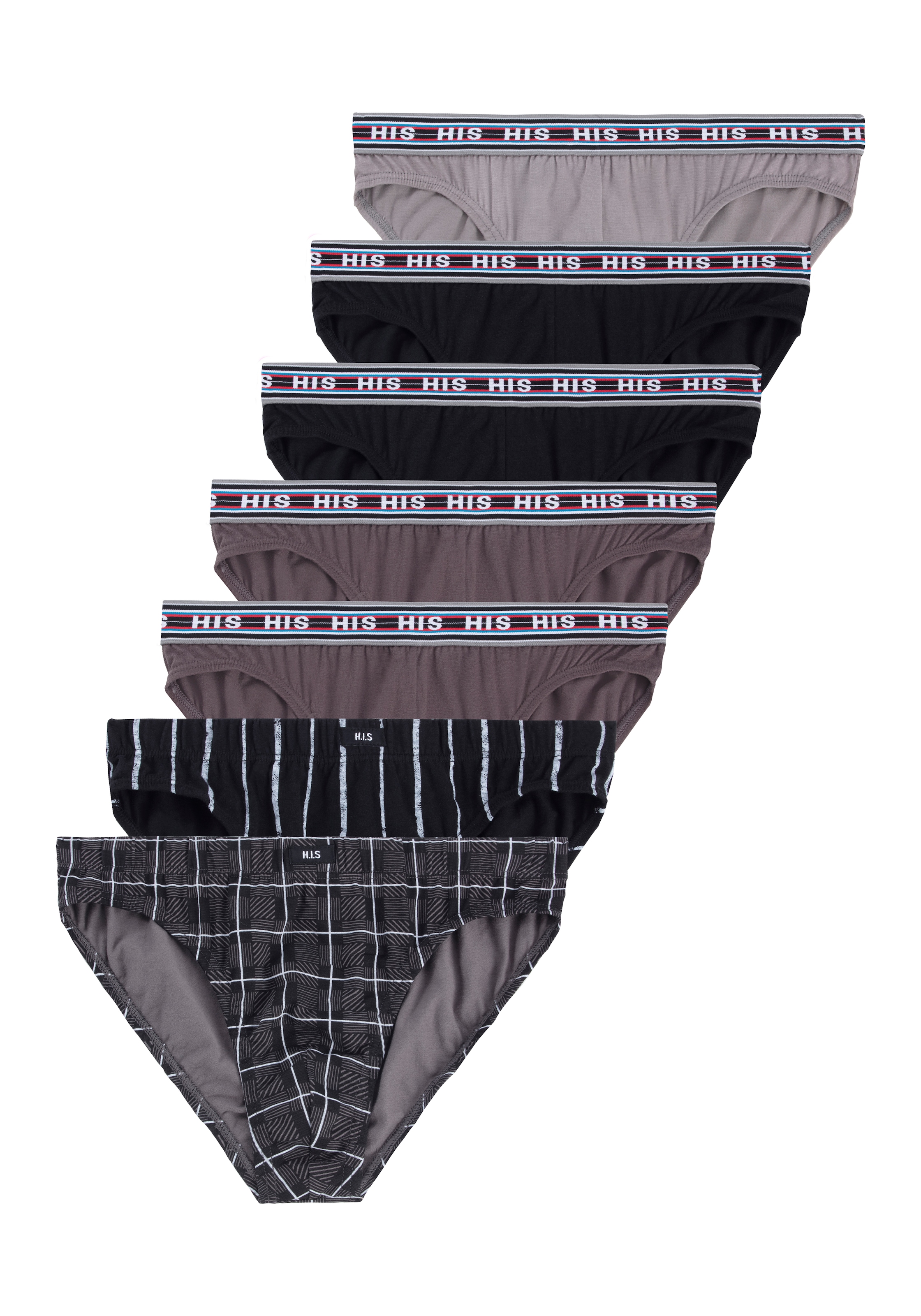 H.I.S Slip Packung, 7 Stk. aus Baumwoll-Stretch
