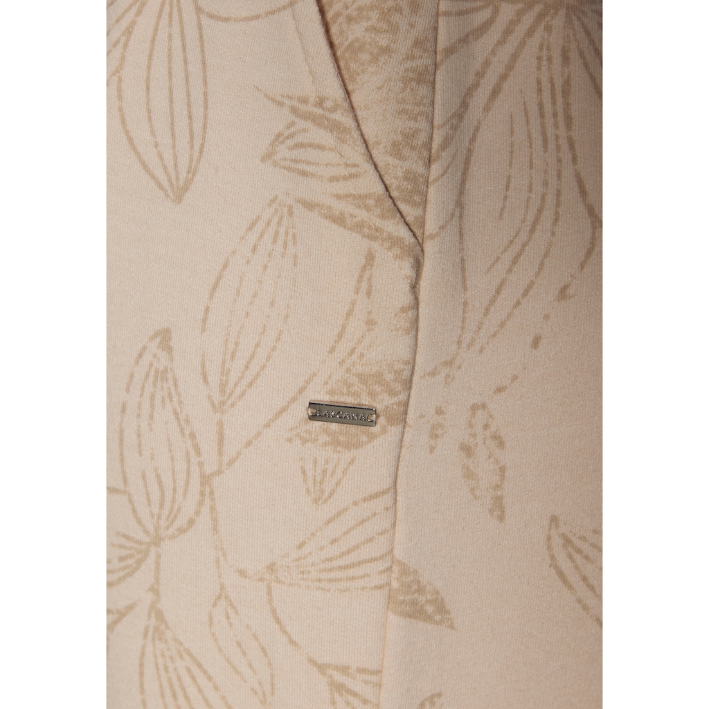 LASCANA Loungehose, mit floralem Alloverdruck, Loungewear