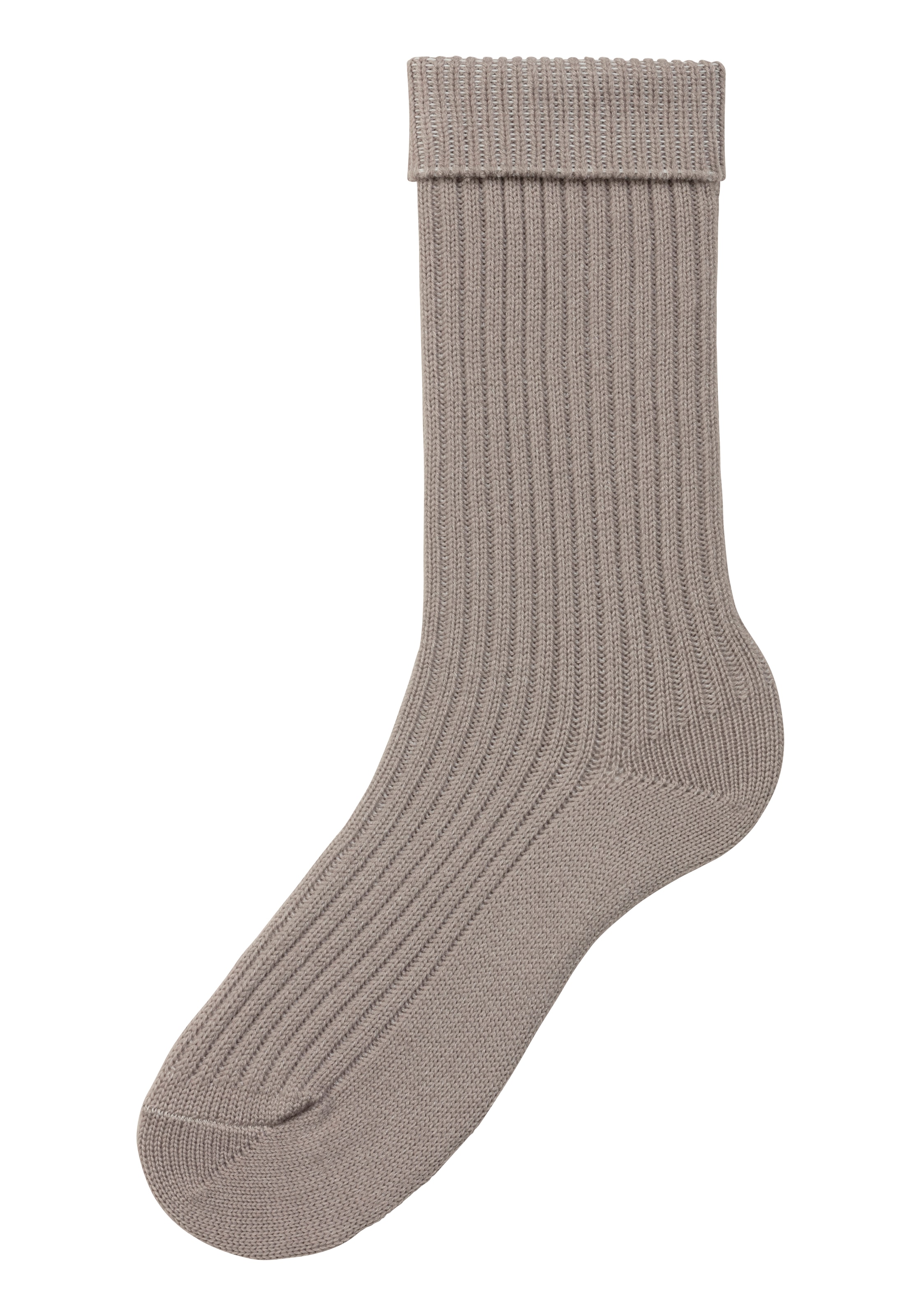 Lavana Socken, (Packung, 2 Paar), in modischem Rippstrick