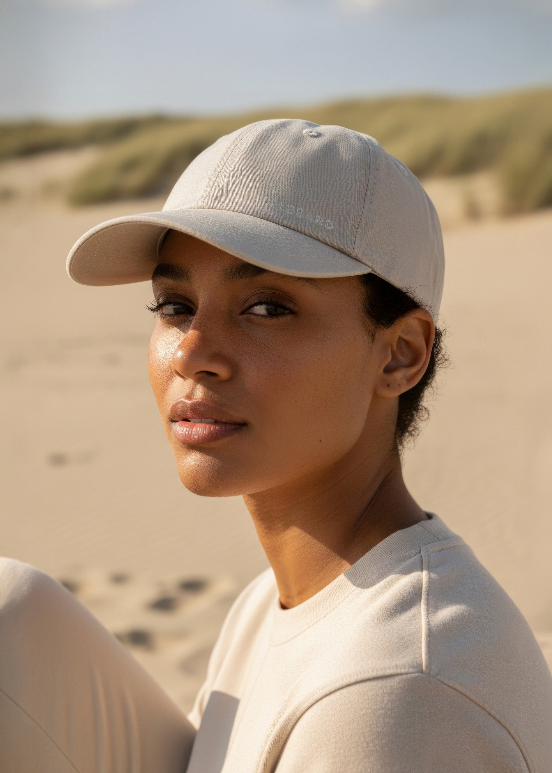 Elbsand Casquette à visière »Cap, Sommermütze, Basecap, Kopfbedeckung« au look épuré en matière douce VEGAN