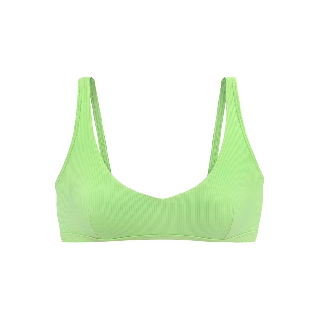 Venice Beach Bustier-Bikini-Top »Lucky«, aus gerippter Strukturware