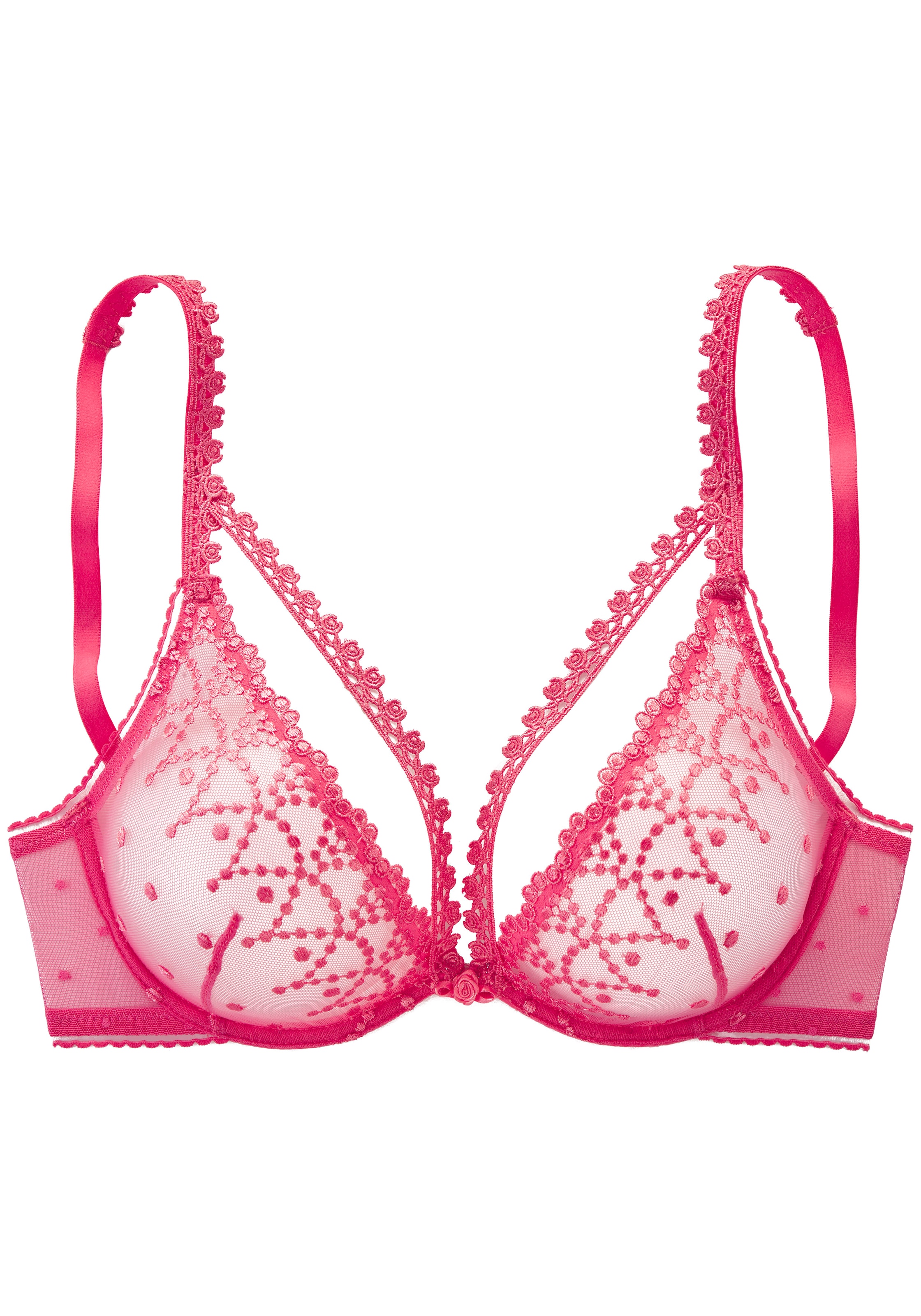 LASCANA Soutien-gorge à armatures »Fabia« aus Stickereispitze in dezent transparenter Optik, sexy Dessous