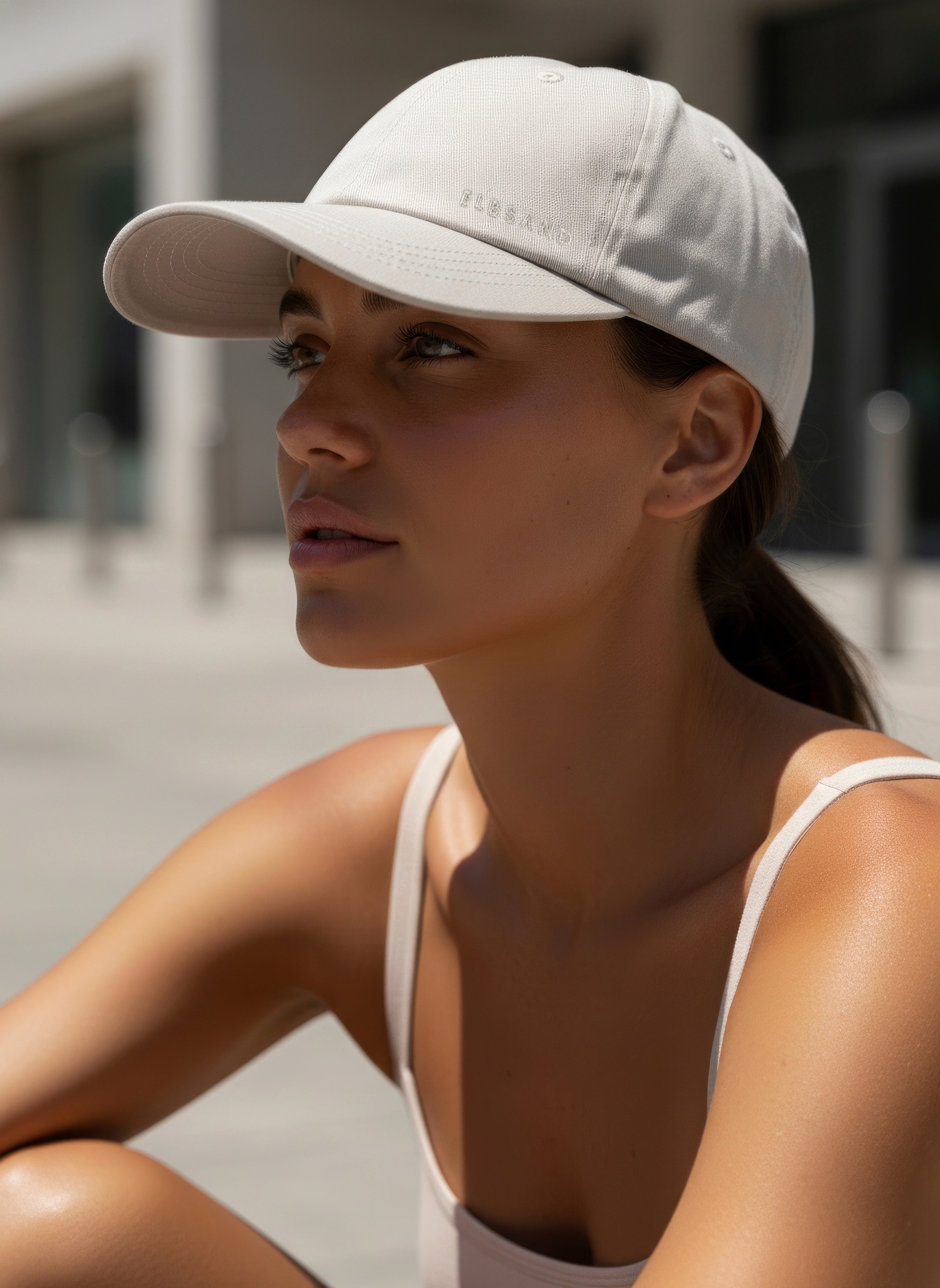 Elbsand Casquette à visière »Cap, Sommermütze, Basecap, Kopfbedeckung« au look épuré en matière douce VEGAN