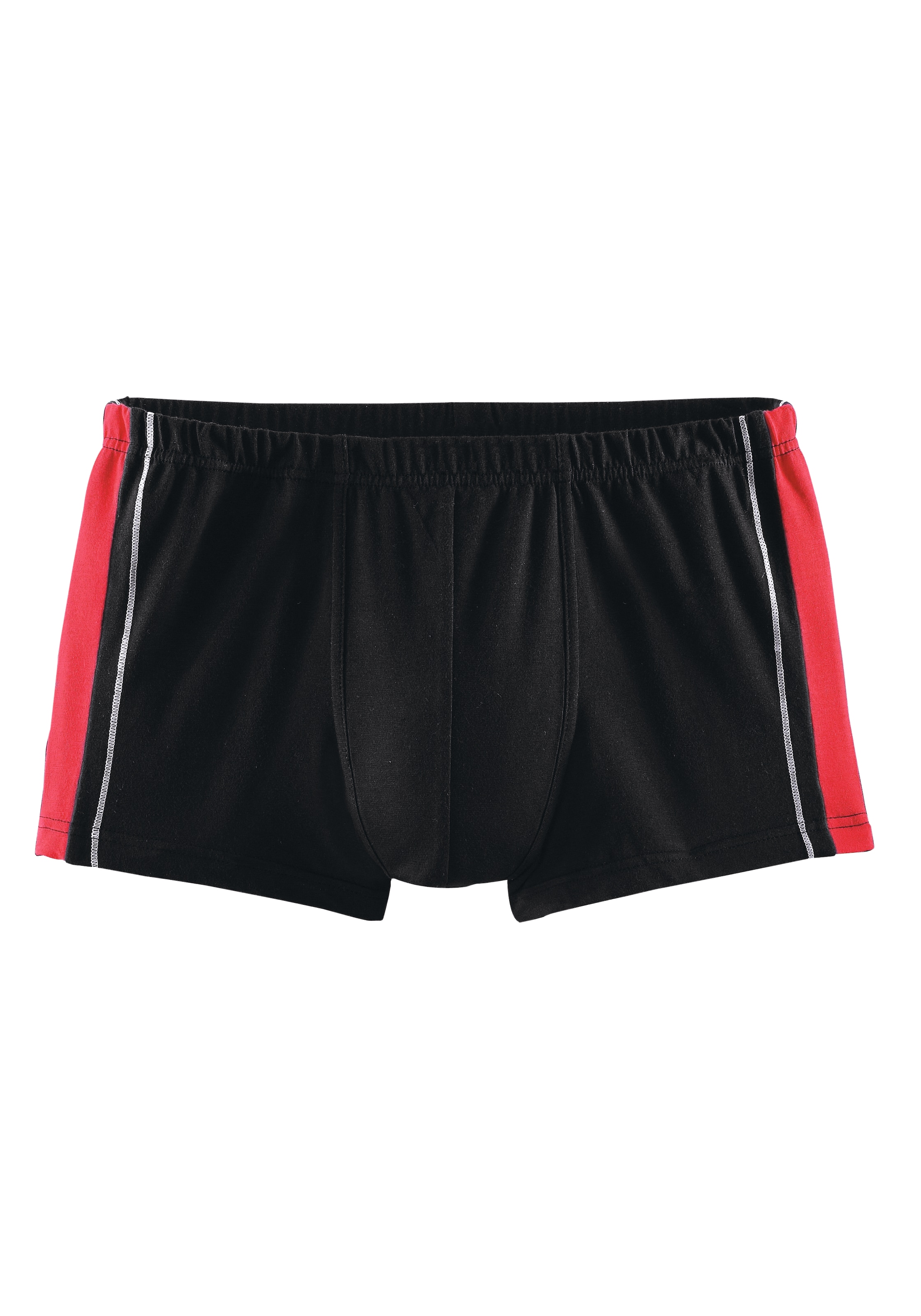 AUTHENTIC UNDERWEAR Boxer »Boxershorts für Herren« Packung, 4 cuis mit kontrastfarbigen Streifen seitlich