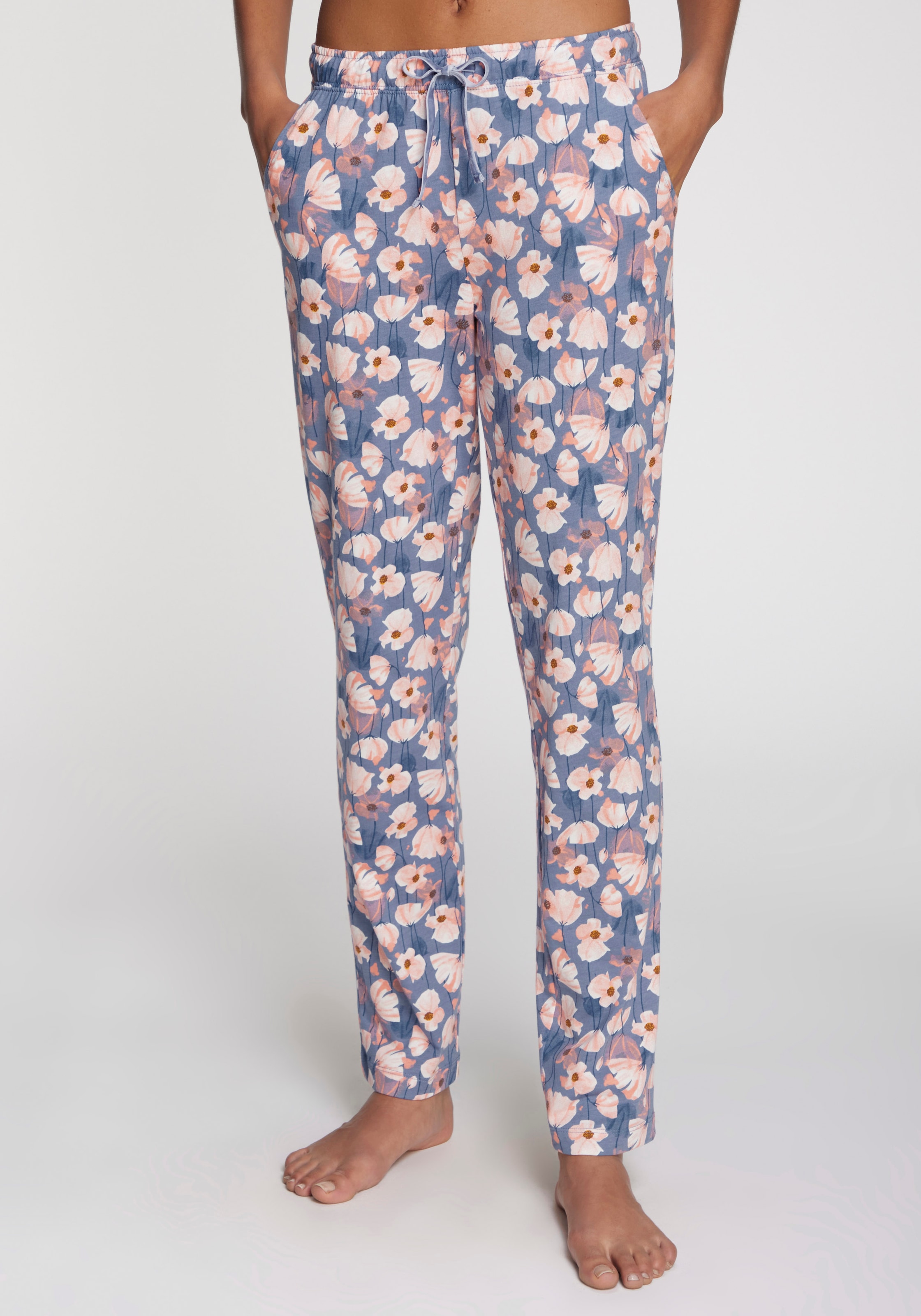 Vivance Dreams Pyjamahose mit Schönem Allover-Muster