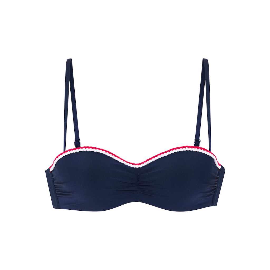s.Oliver Bügel-Bandeau-Bikini-Top »Junis«, mit geflochtenen Details