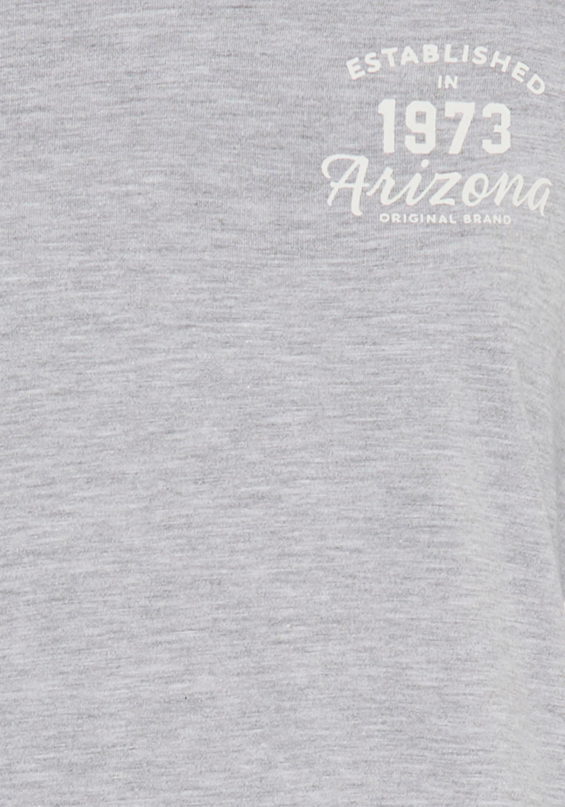 Arizona Chemise de nuit 1 tlg. Poches dans les coutures latérales mit aufgesetzten Kontrast-Streifen am Ärmel