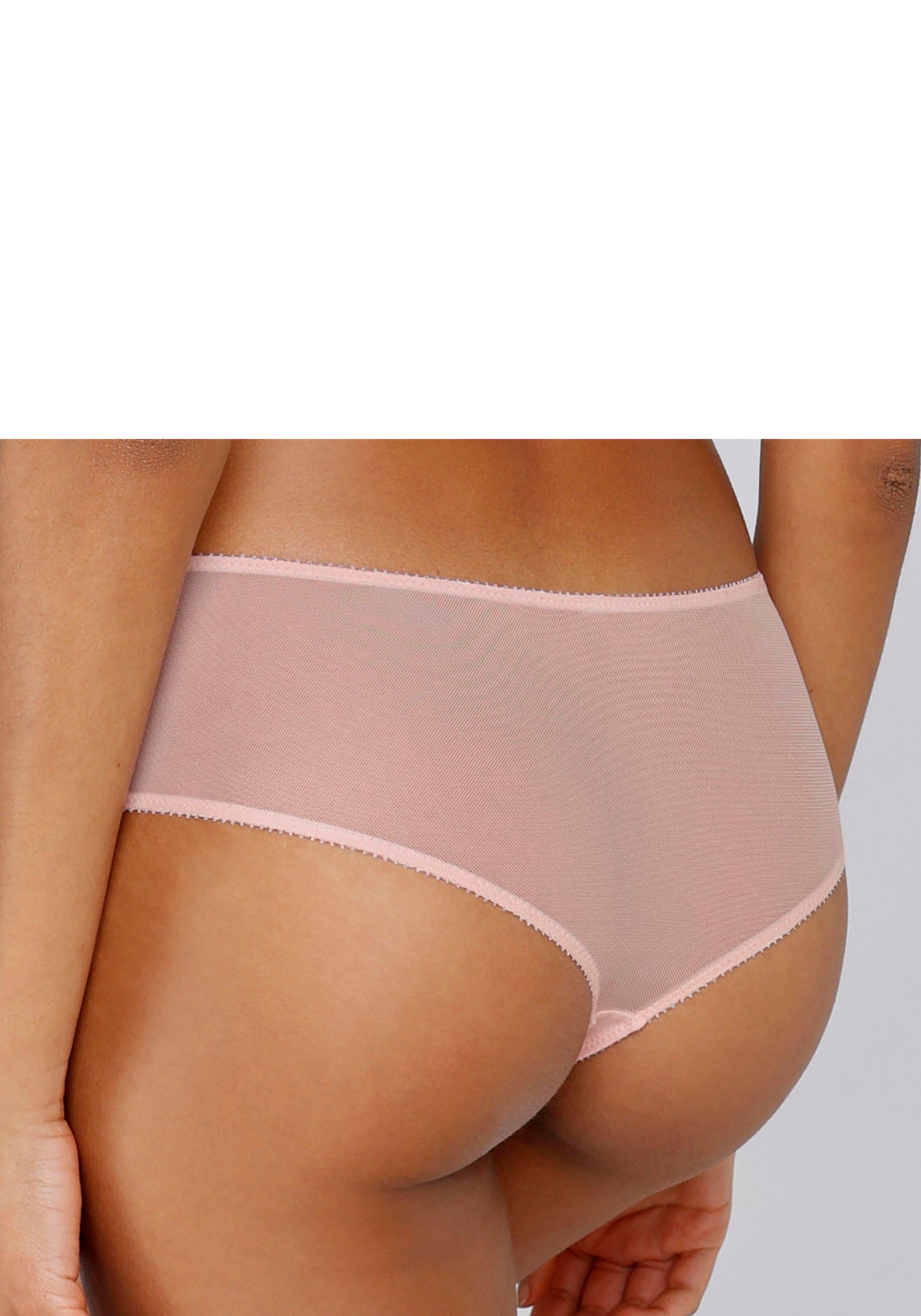 LASCANA Stringpanty »Maria«, mit bunten Blumen aus Stickereispitze