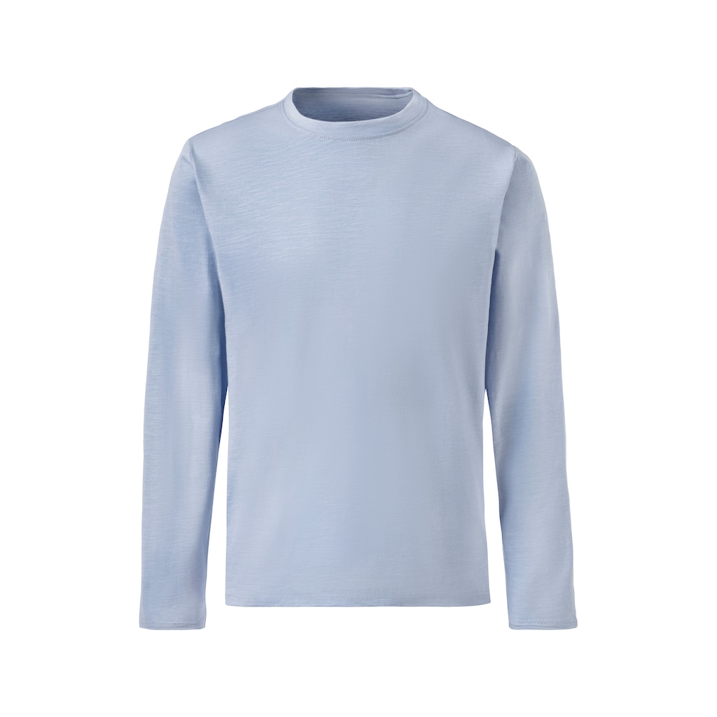 John Devin Langarmshirt, (2er-Pack), Longsleeve in hochwertiger slub-yarn Qualität