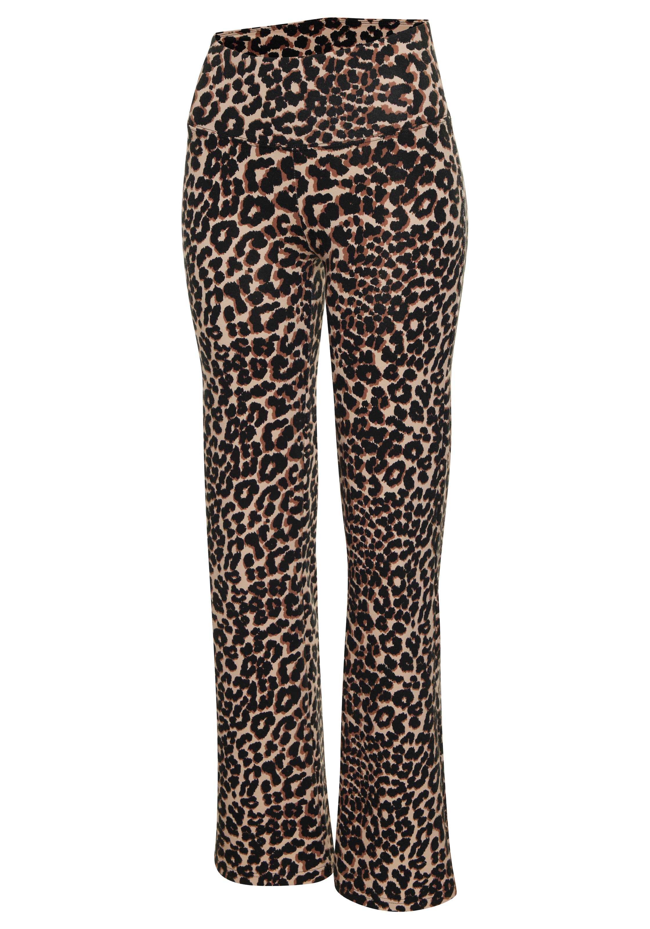 LASCANA ACTIVE Leggings  large bord-côte et jambes évasées