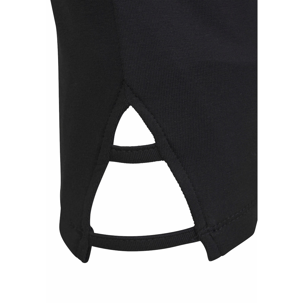LASCANA Caprileggings, mit Cut-outs am Saum, 3/4-Länge, Basic, elastisch
