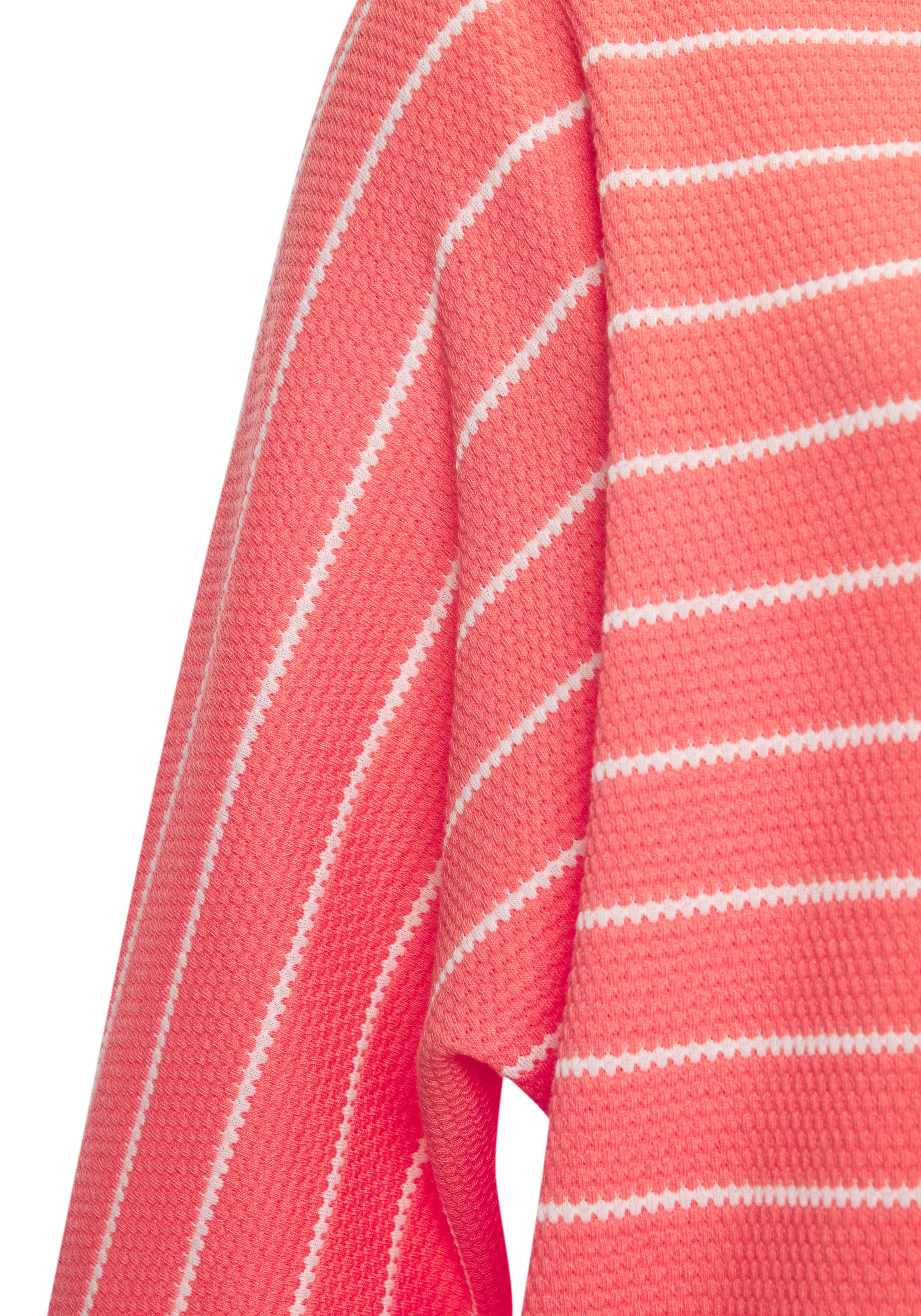 Vivance 3/4-Arm-Shirt »mit modischer Streifenstruktur«, aus pflegeleichter Baumwoll-Viskose-Qualität