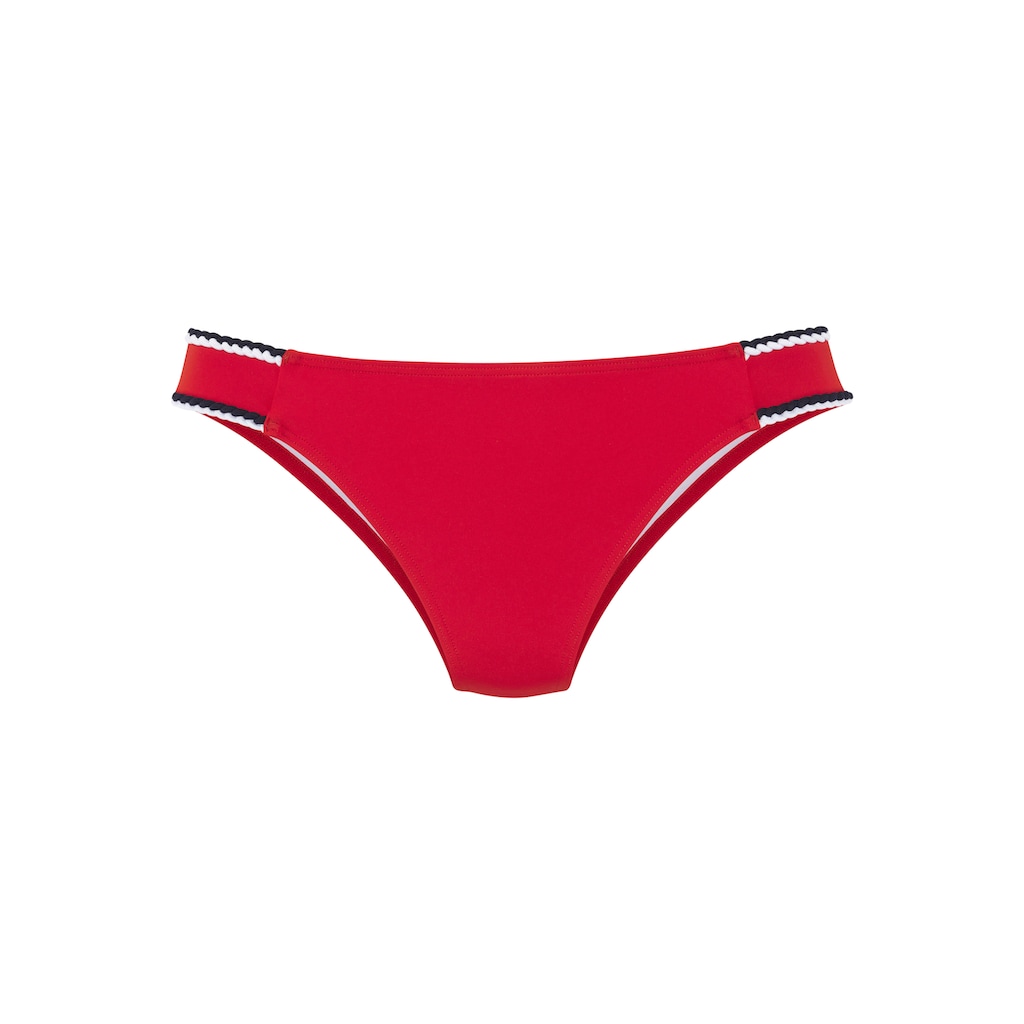 s.Oliver Bikini-Hose »Junis«, mit geflochtenen Details