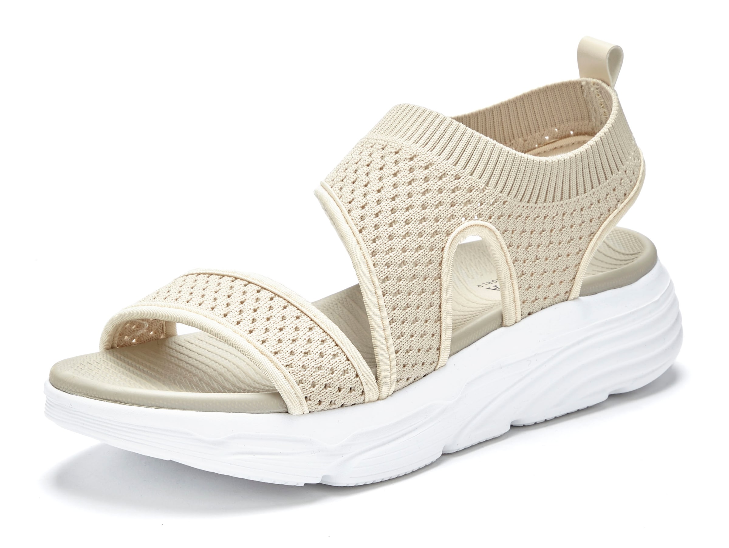 LASCANA Sandale »Sommerschuh«, Sandalette, Sommerschuh aus elastischem Textil besonders leicht VEGAN