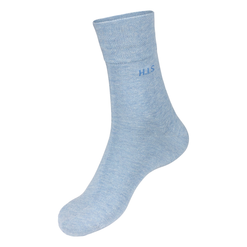 H.I.S Socken, (Packung, 12 Paar), ohne einschneidendes Gummi