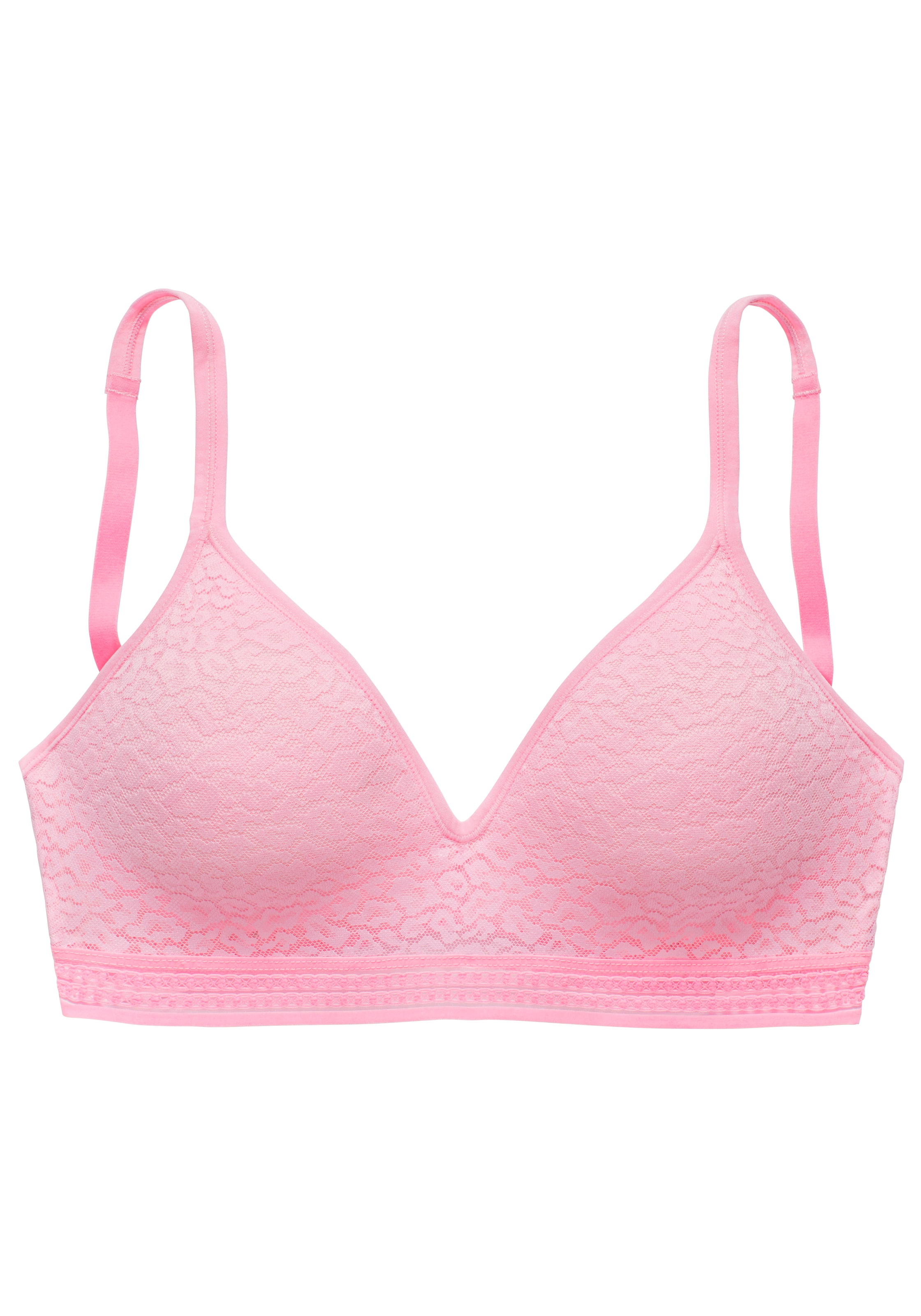 LASCANA Bralette-BH, ohne Bügel mit eingearbeitetem Push-up Kissen, Dessous