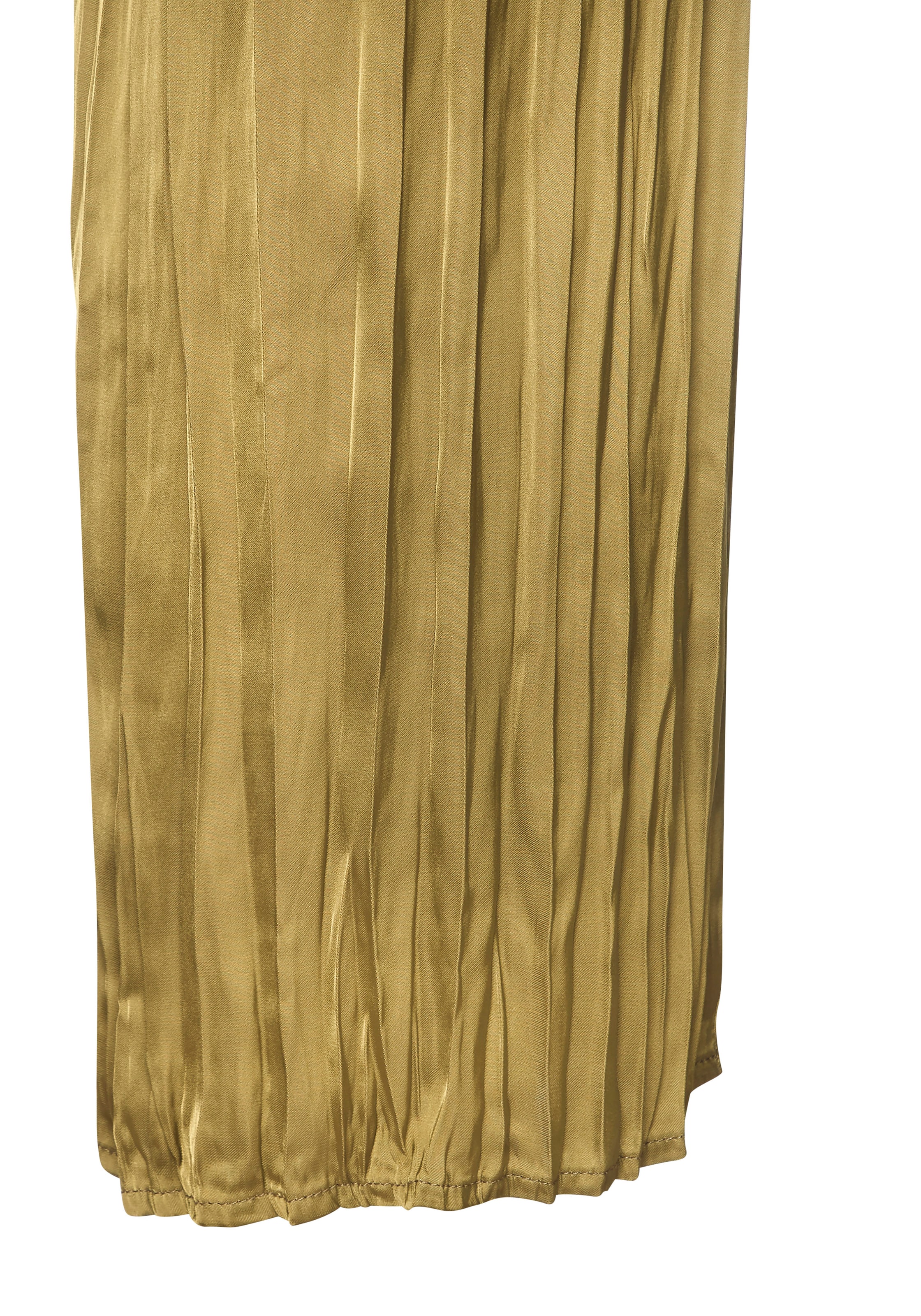 LASCANA Pantalon palazzo  mit Plisseefalten, leichte Satinqualität. luftige Sommerhose, elegant