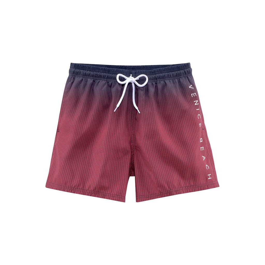 Venice Beach Badeshorts, mit Farbverlauf