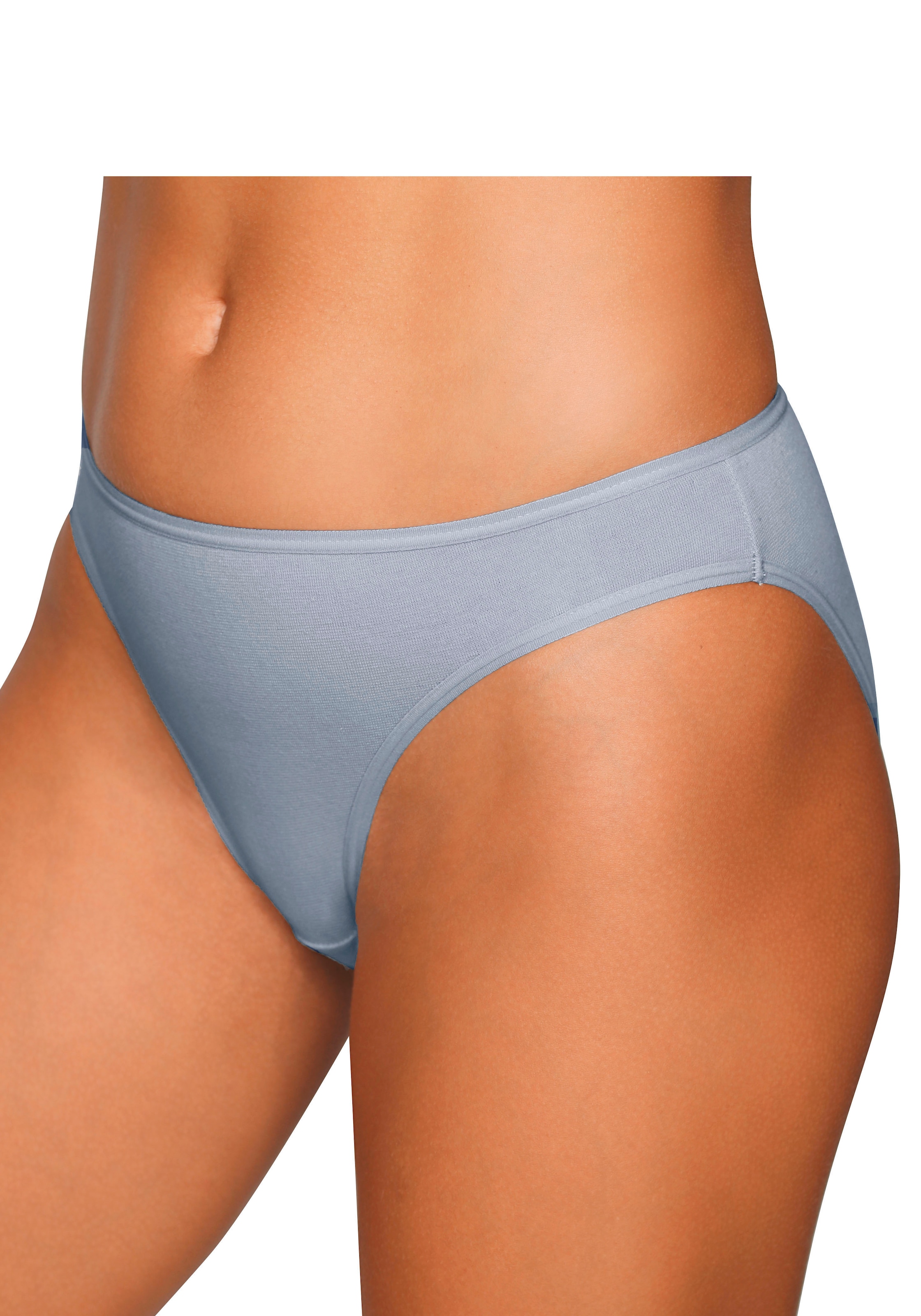 petite fleur Bikinislip, (10er-Pack), aus elastischer Baumwolle