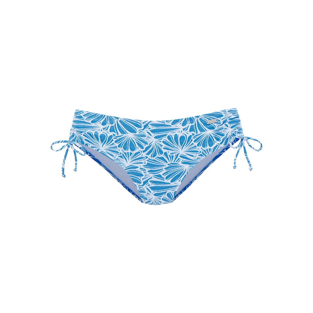 Venice Beach Bikini-Hose »Peony«, in höherer Schnittform und modischer Strukturware