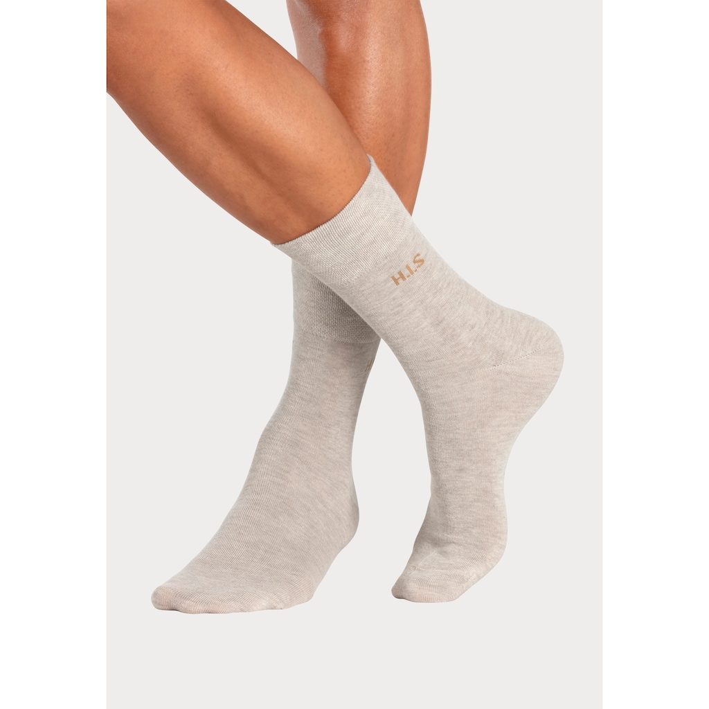 H.I.S Socken, (Packung, 12 Paar), ohne einschneidendes Gummi