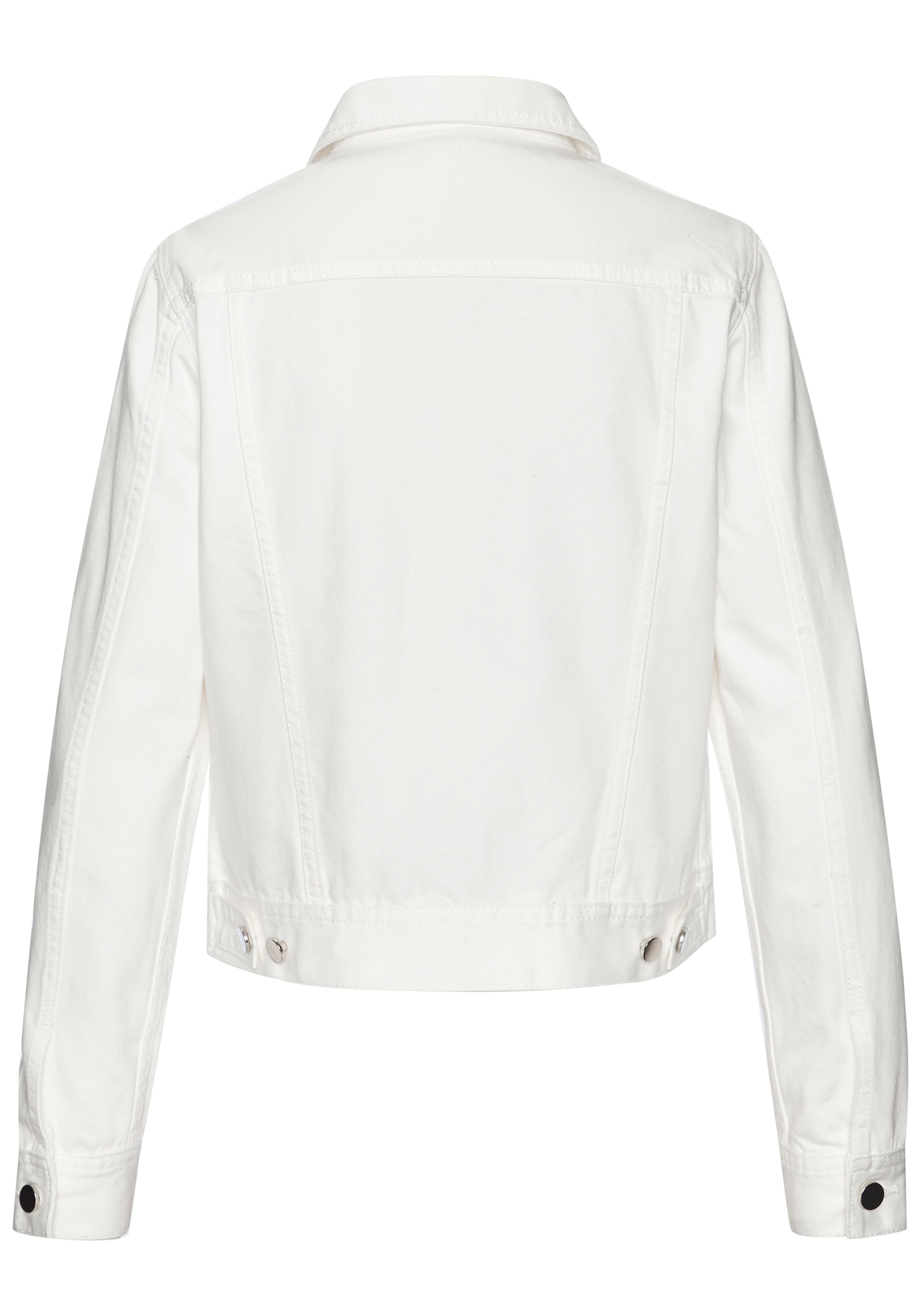 LASCANA Jeansjacke mit zwei Pattentaschen, Denimjacke aus Baumwolle, Sommerjacke