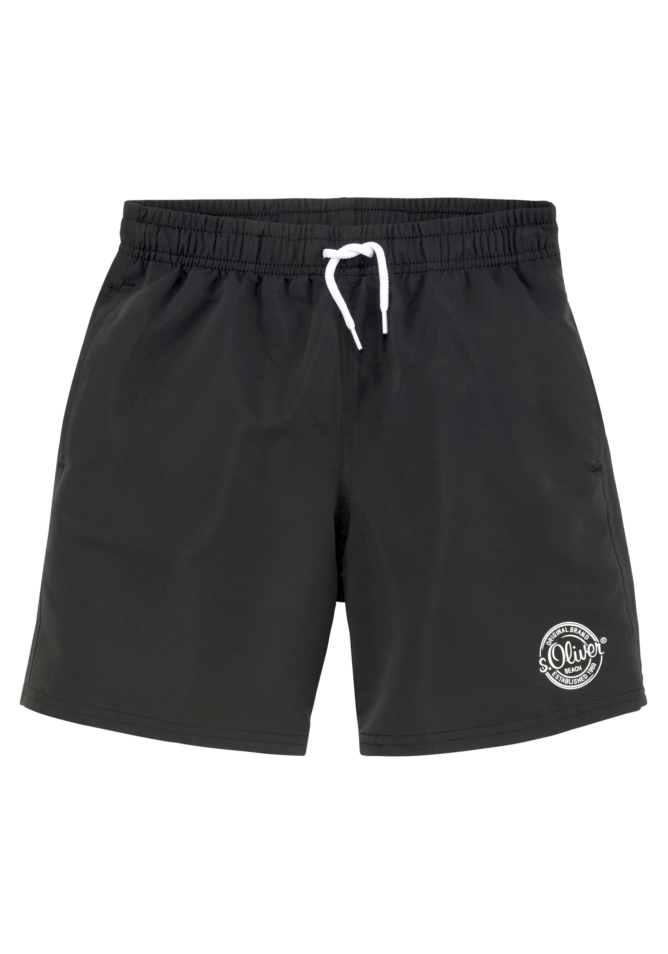 s.Oliver Short de bain mit seitlichem Logodruck