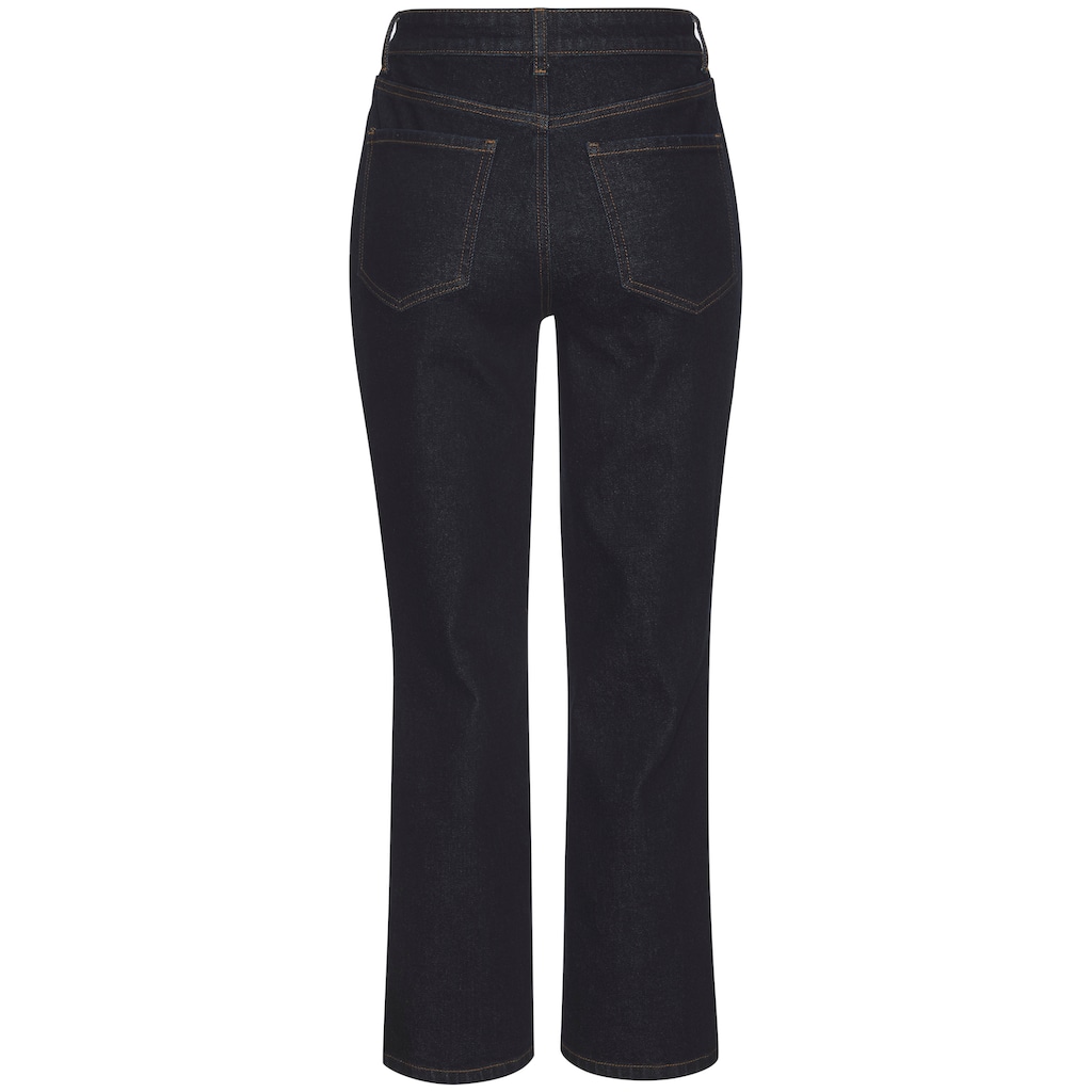 LASCANA Ankle-Jeans, mit Stretchanteil, elastische Jeans in gerader Passform