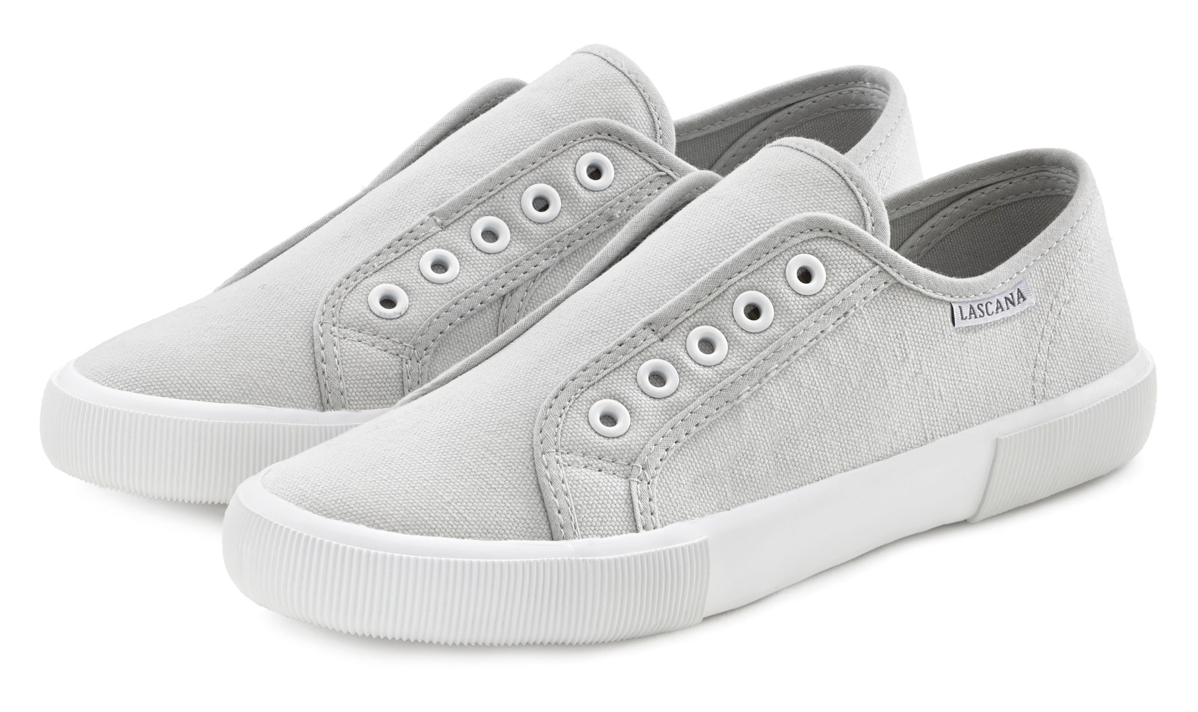 LASCANA Sneaker Slipper, Halbschuh bequem zum Reinschlüpfen VEGAN