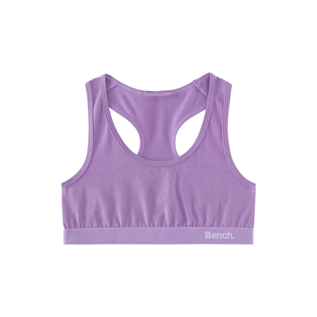 Bench. Bustier, im sportlichen Look mit Ringerrücken