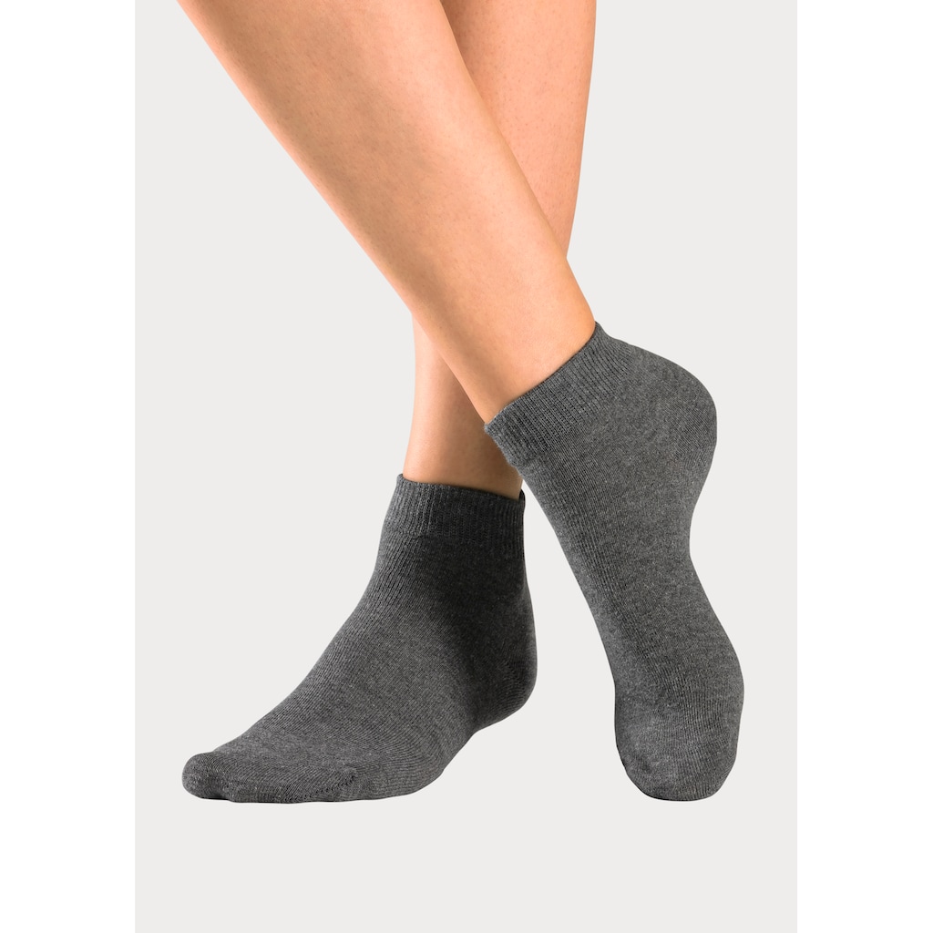 H.I.S Kurzsocken, (Packung, 10 Paar), mit eingestrickten Symbolen