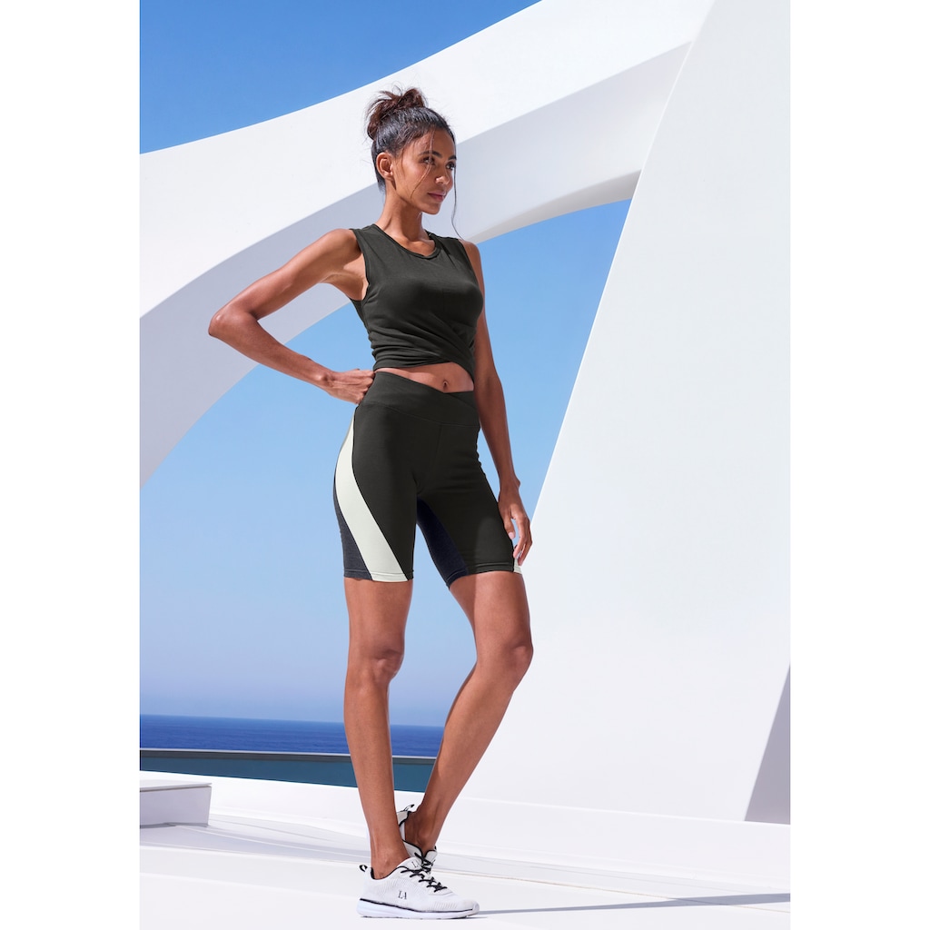 LASCANA ACTIVE Radlerhose, Sporthose in Colourblockingdesign