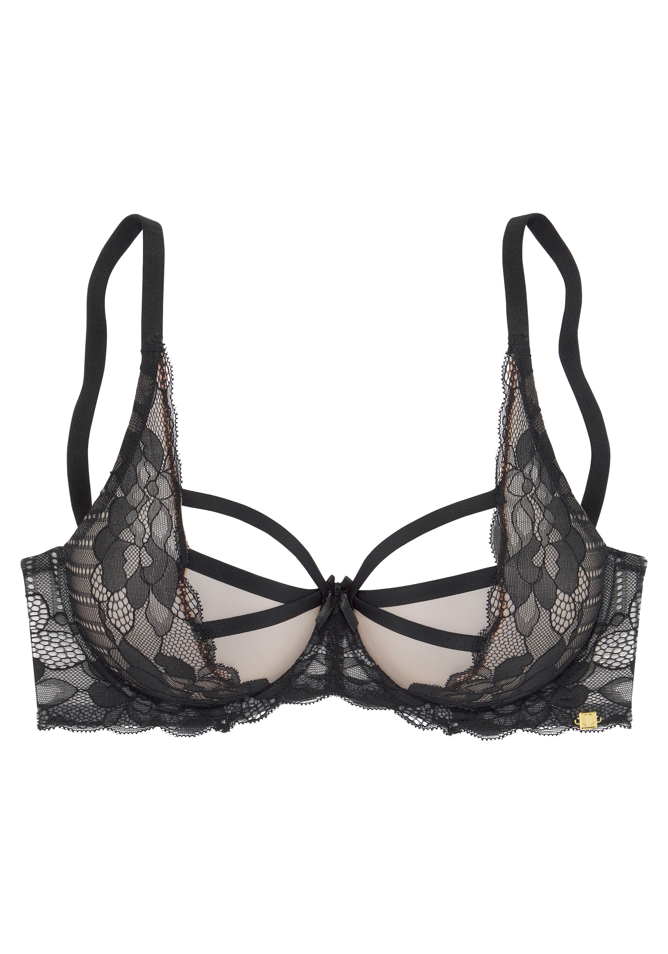 JETTE Bügel-BH, mit aufregendem Bänder-Design, sexy Dessous, Reizwäsche