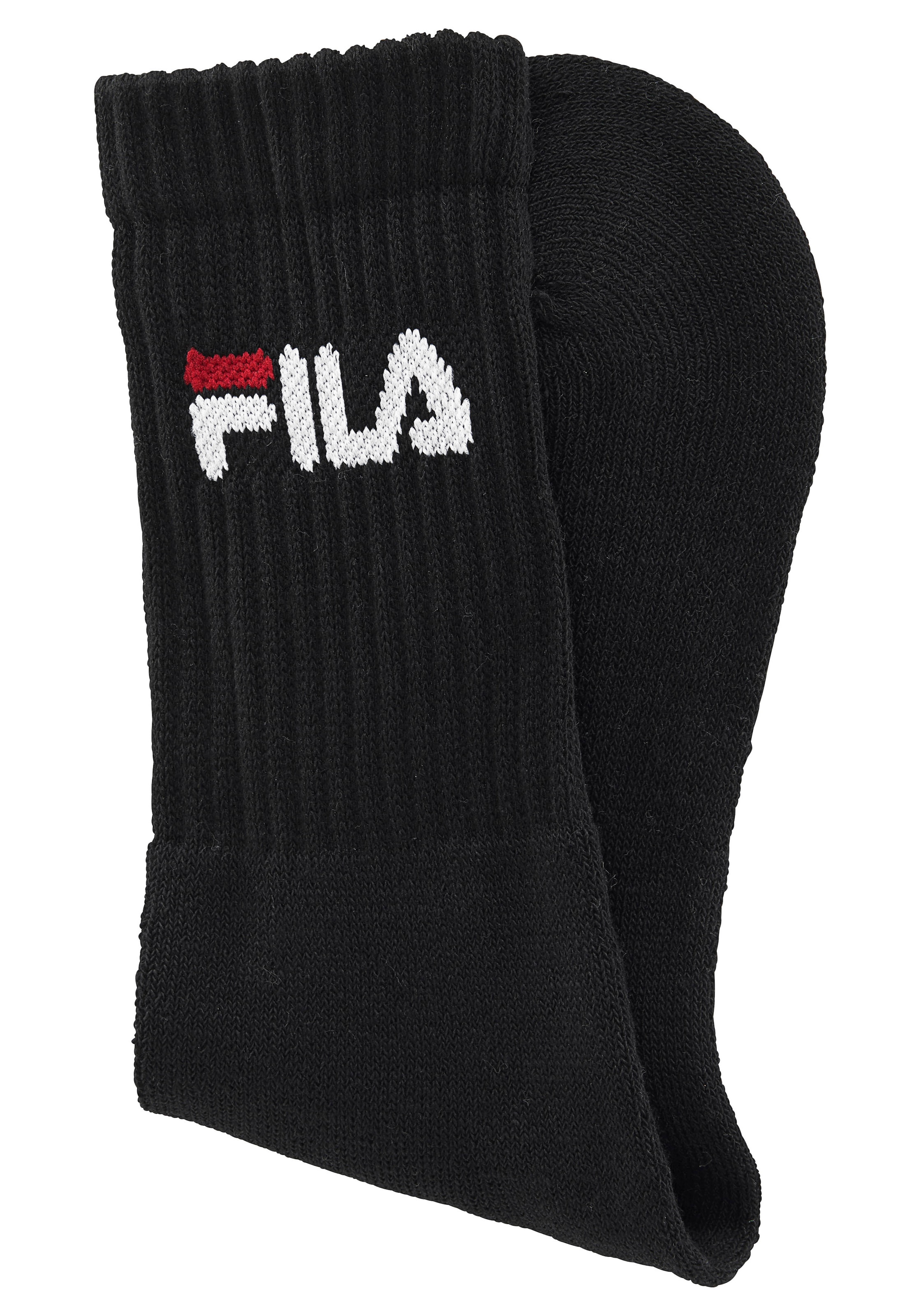 Fila Chaussettes de tennis »UNISEX CREW TENNIS FULL TERRY SOCKS« 6 cuis tlg. Sportsocken, flache Zehennaht