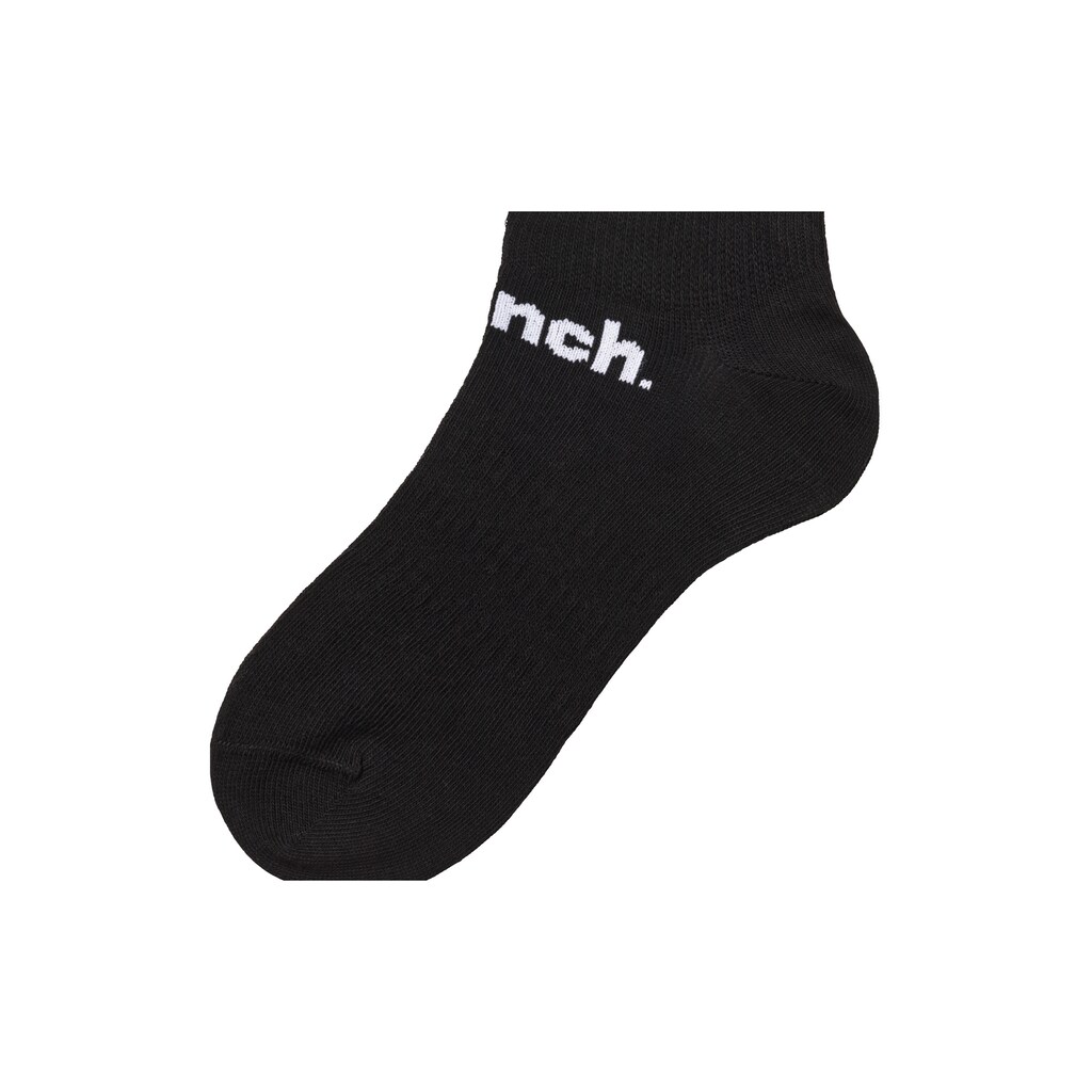 Bench. Sportsocken, (Packung, 12 Paar), Sneakersocken mit klassischem Logoschriftzug