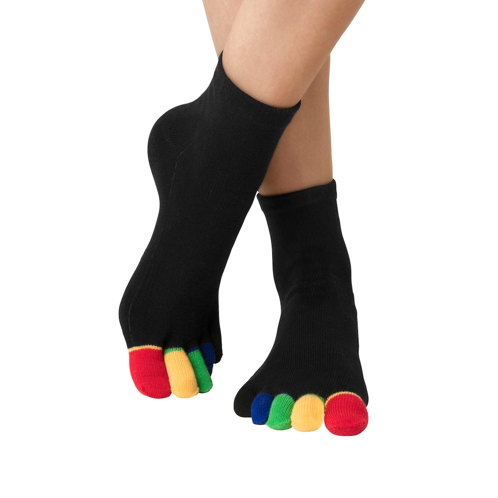 H.I.S Zehensocken, (Packung), im Streifenmuster weich und atmungsaktiv