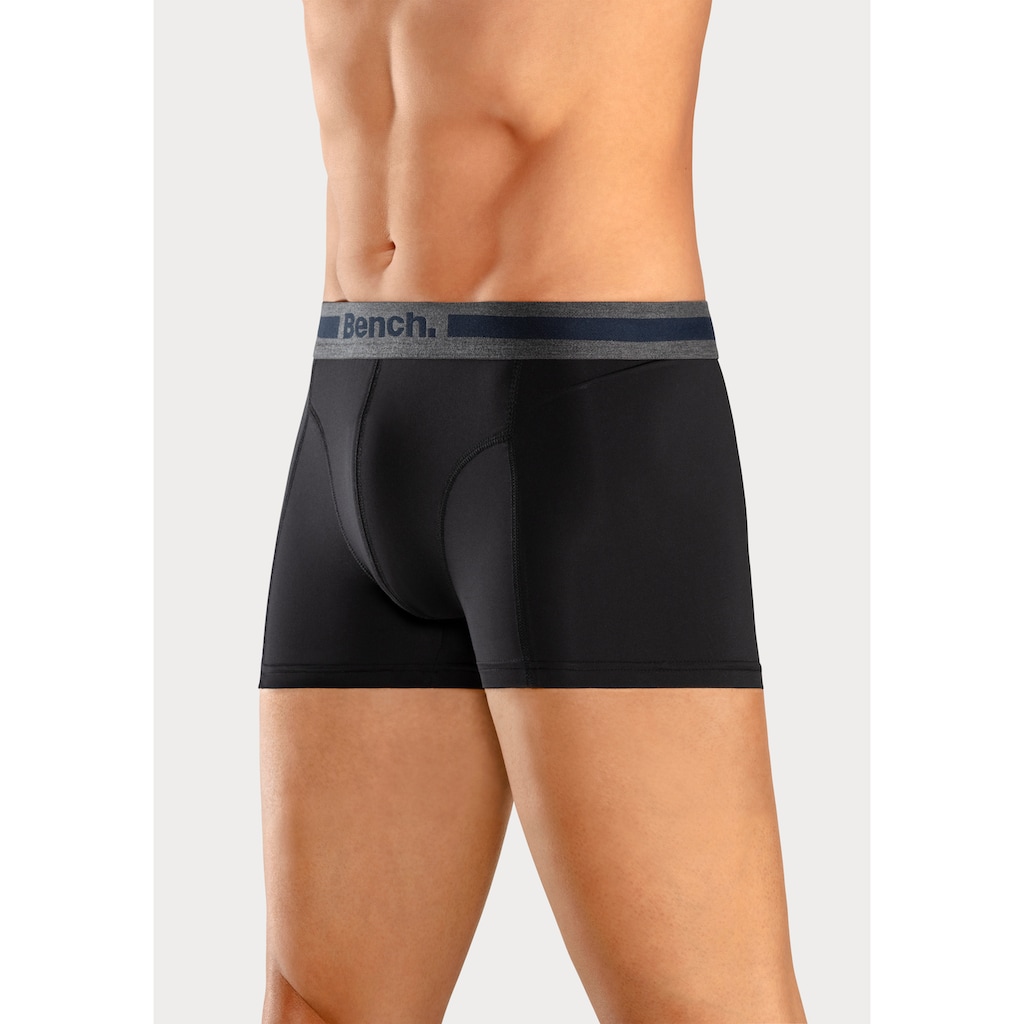 Bench. Boxer »Boxershorts für Herren«, (Packung, 4 St.), Unterhosen mit Overlock-Nähten vorn