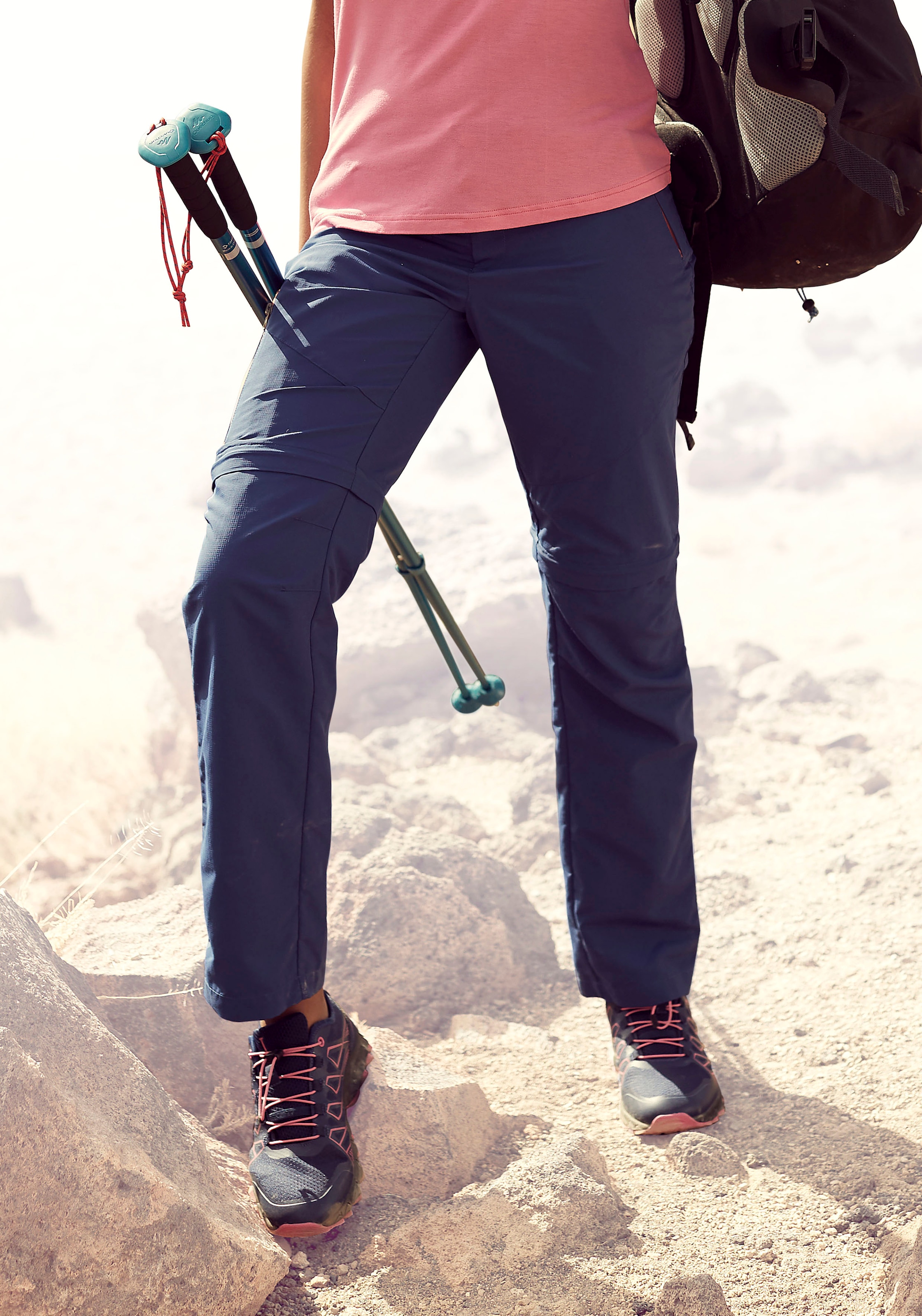 LASCANA ACTIVE Trekkinghose, 2-in 1-Hose mit abnehmbaren Hosenbeinen