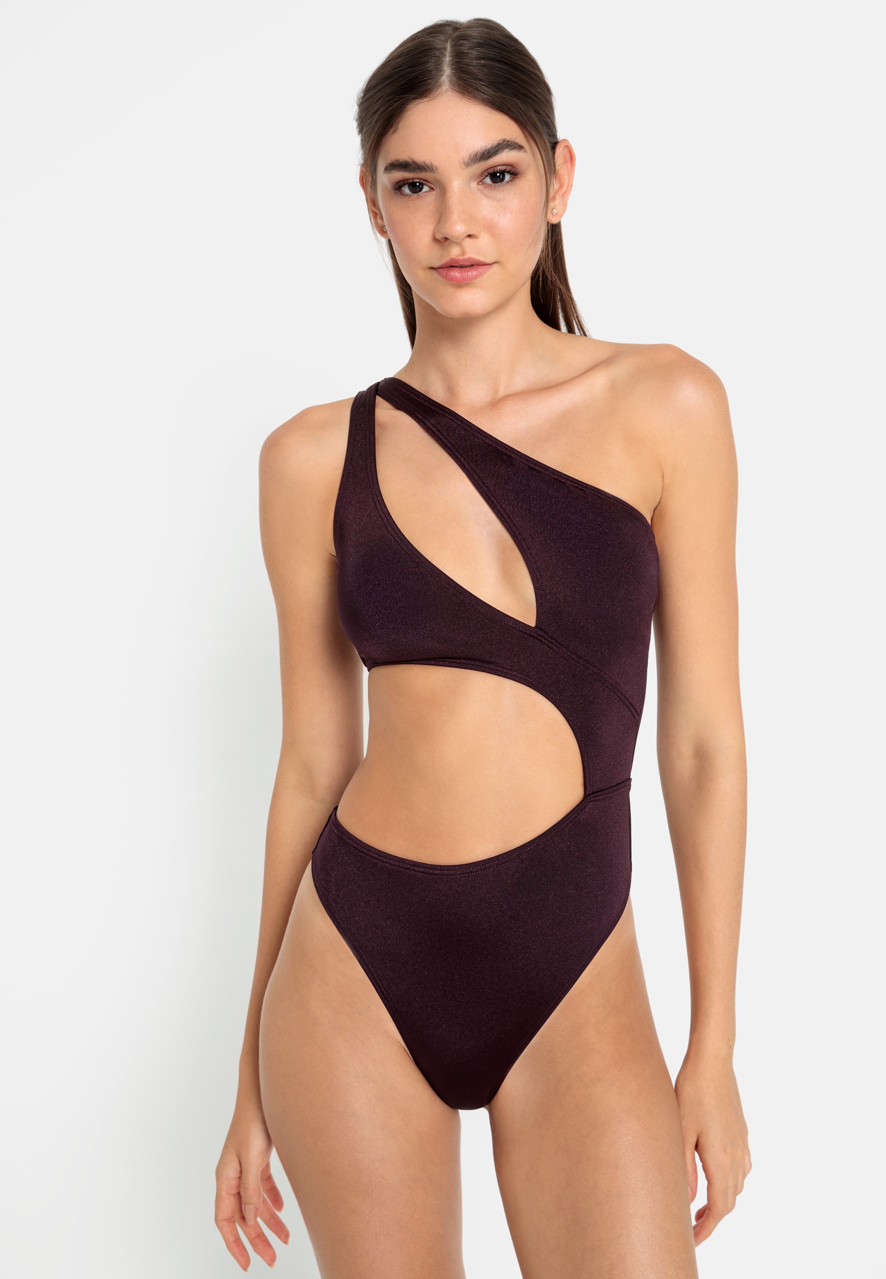 LSCN by LASCANA Monokini »Nele«, mit glänzender Beschichtung