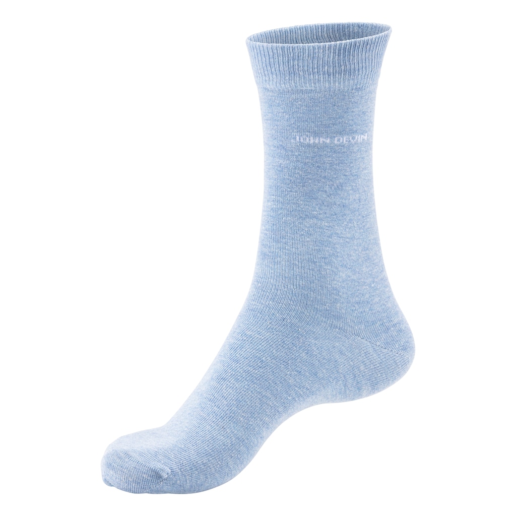 John Devin Basicsocken, (Packung, 7 Paar), für jeden Tag