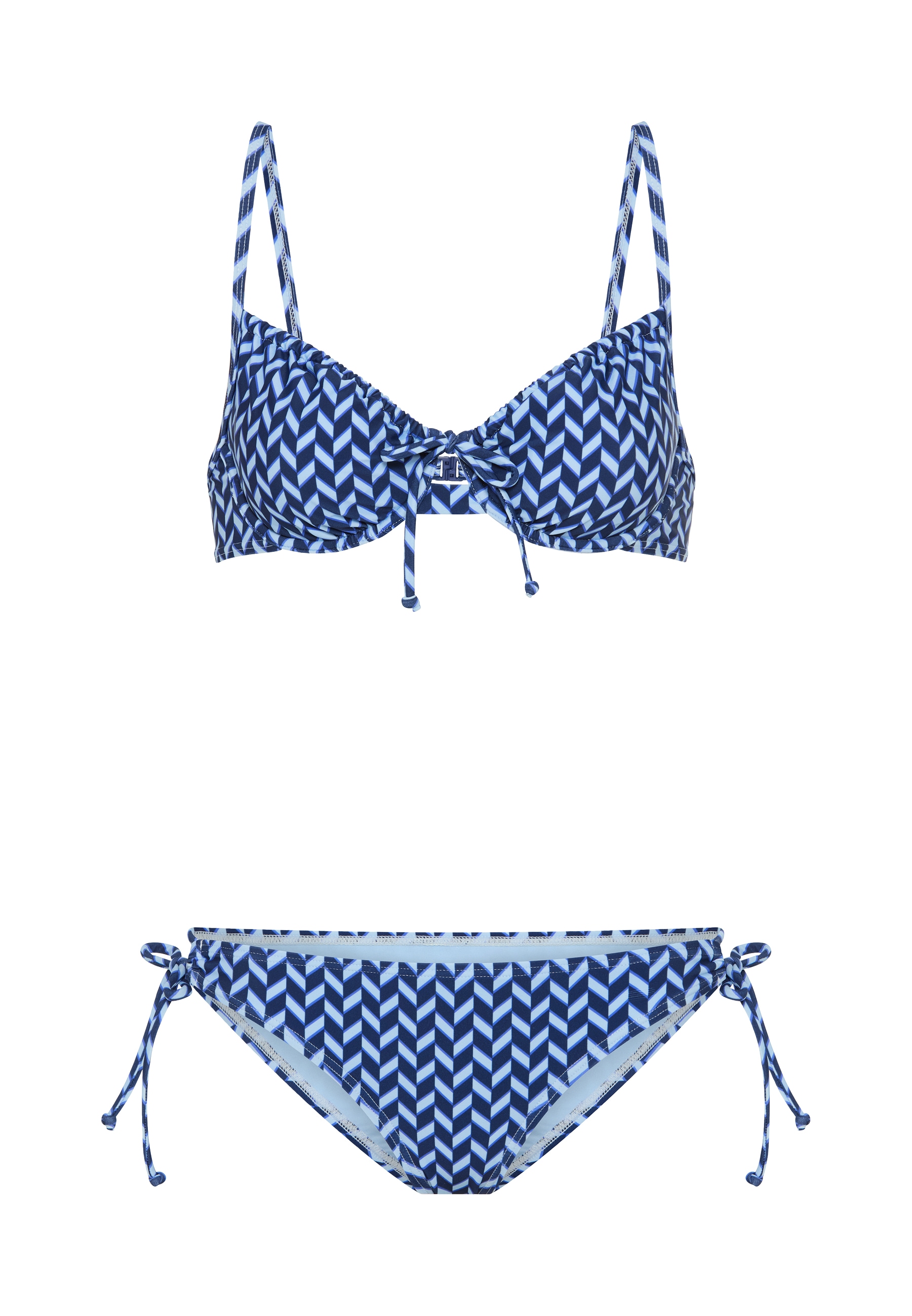 LSCN by LASCANA Bikini à armatures mit grafischem Allover-Print