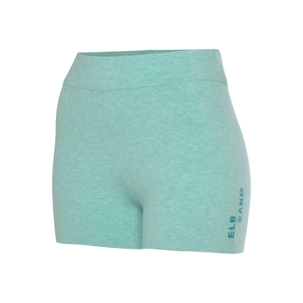 Elbsand Strickhose, aus hochwertigem Strick, mit Logostickerei, Loungewear