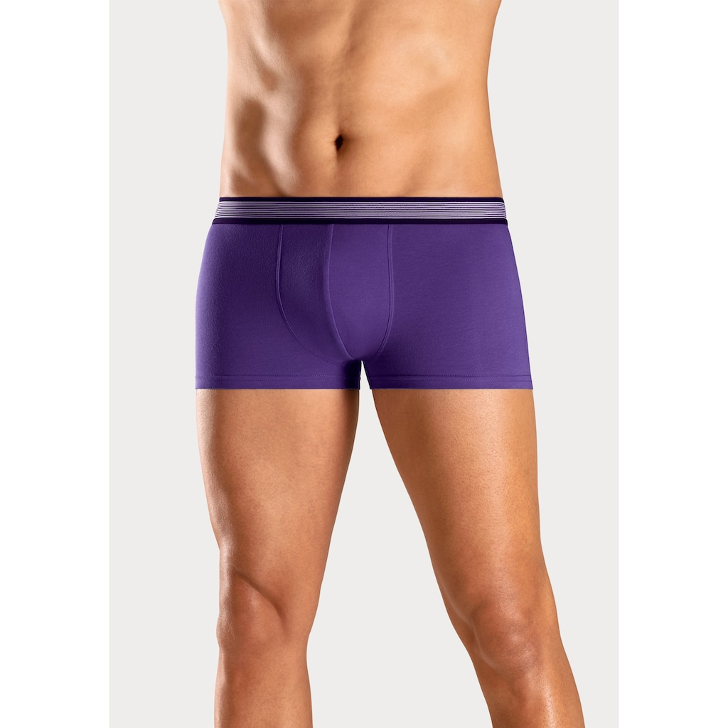 H.I.S Hipster, (Packung, 4 St.), knapp sitzende Boxershorts aus Baumwollmischung