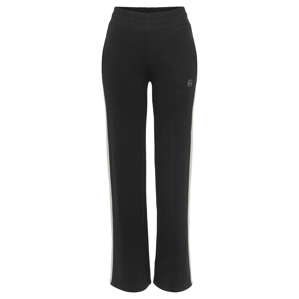 LASCANA ACTIVE Jogger Pants, mit kontrastierendem Tape